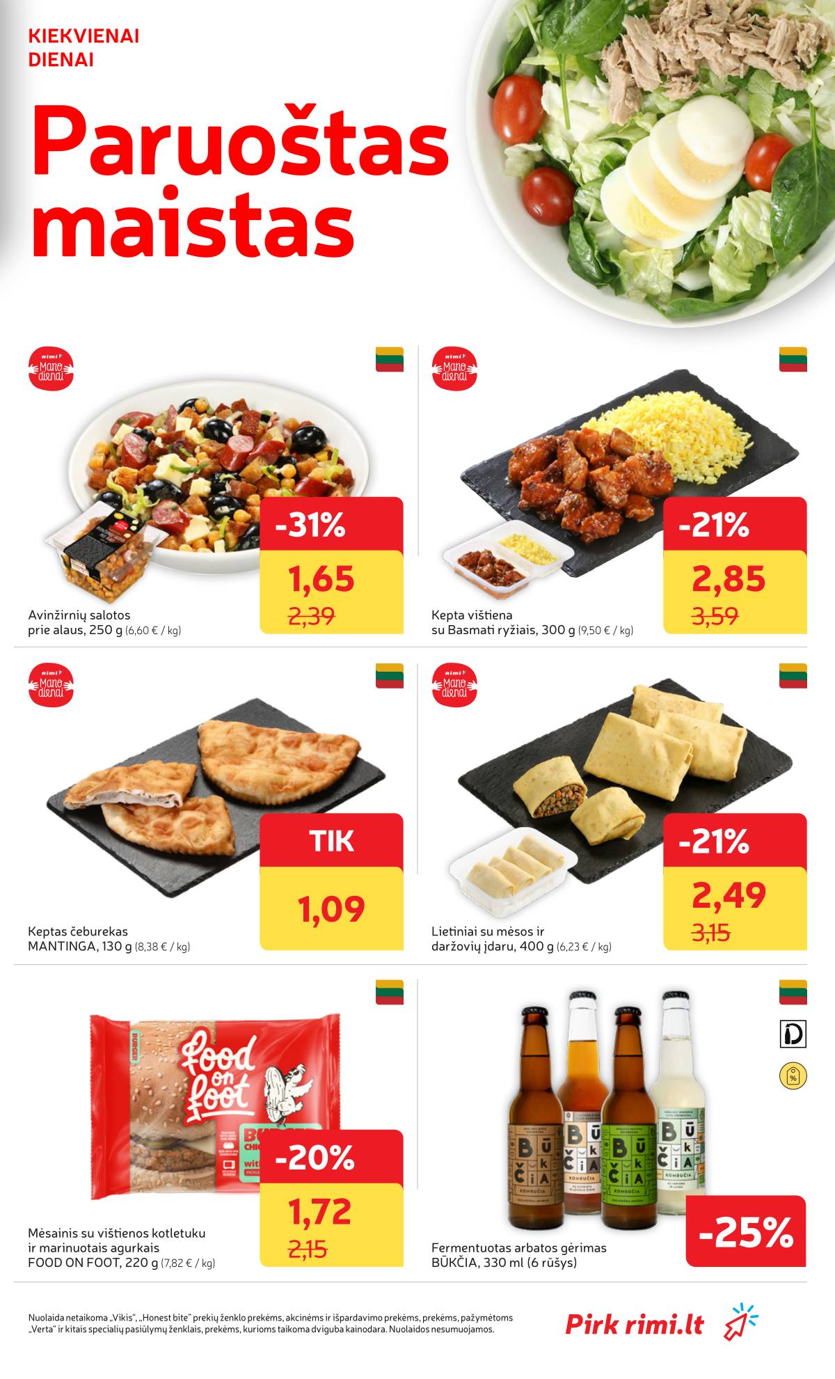 Rimi - RIMI savaitinis akcijų leidinys Nr. 36 | 2026-09-01 - 2026-09-07 9 puslapis