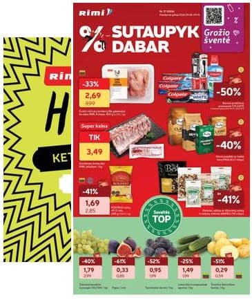 Rimi - RIMI savaitinis akcijų leidinys Nr. 37 | 2026-09-08 - 2026-09-14 2026-09-08 – 2026-09-14