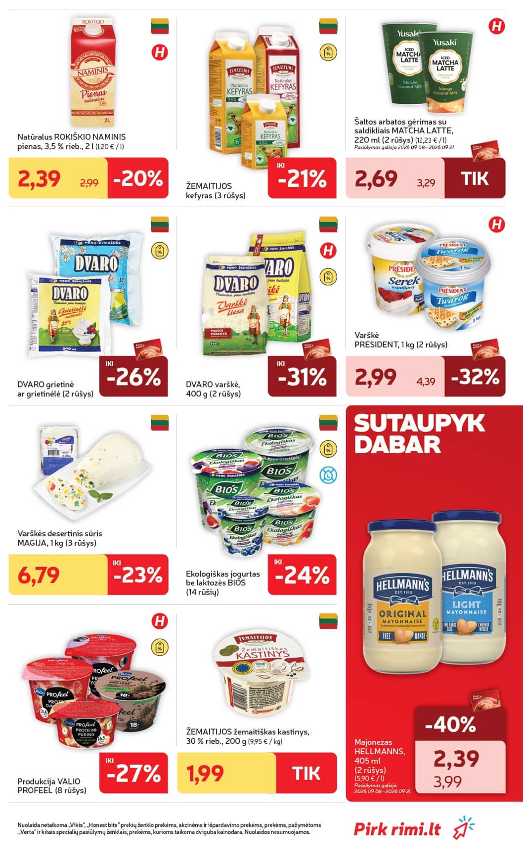 Rimi - RIMI savaitinis akcijų leidinys Nr. 37 | 2026-09-08 - 2026-09-14 23 puslapis
