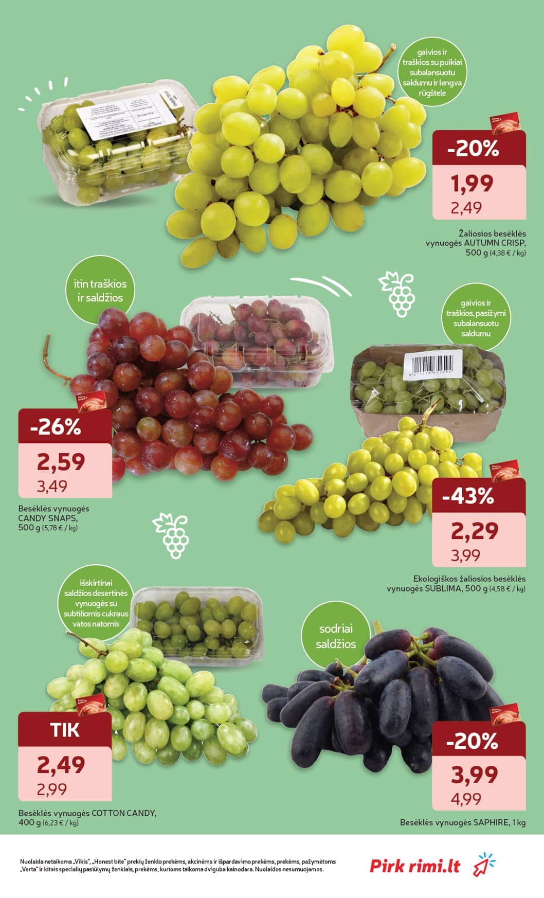 Rimi - RIMI savaitinis akcijų leidinys Nr. 37 | 2026-09-08 - 2026-09-14 19 puslapis