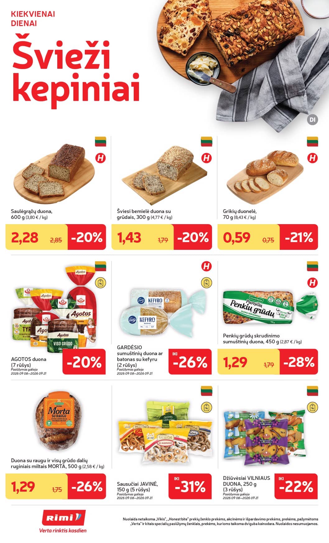 Rimi - Savaitinis akcijų leidinys Nr. 38 (2026) 12 puslapis