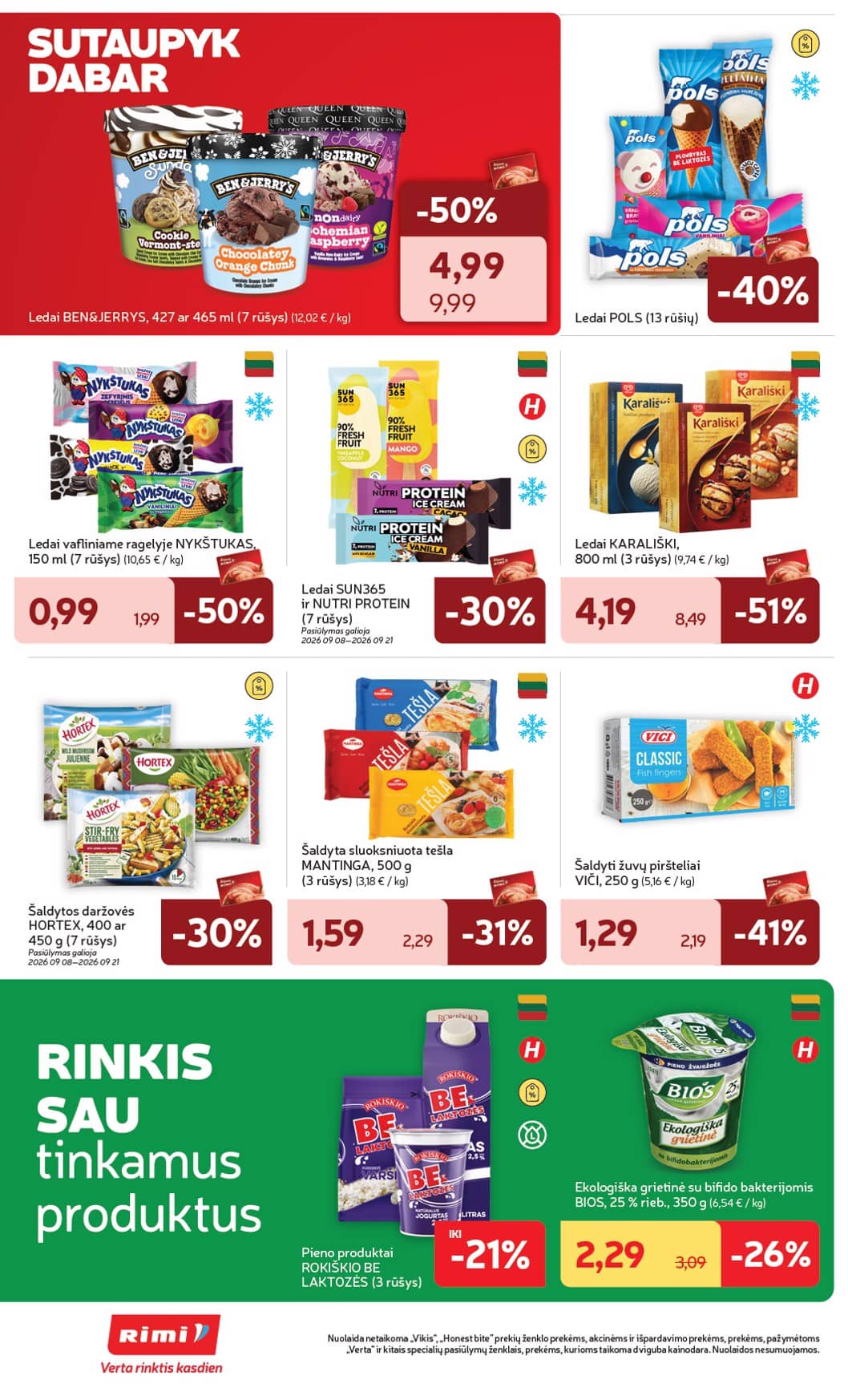 Rimi - Savaitinis akcijų leidinys Nr. 38 (2026) 20 puslapis