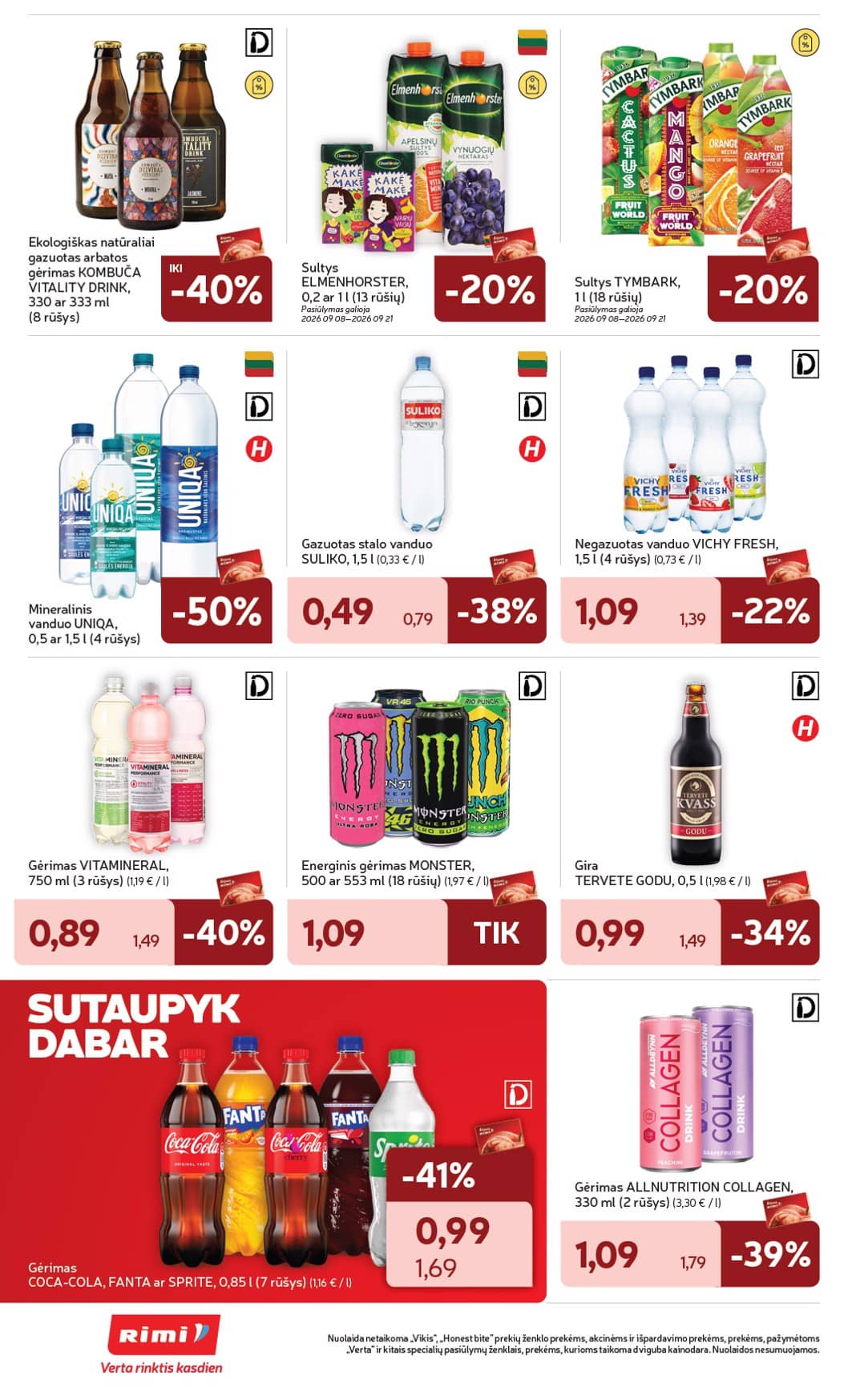 Rimi - Savaitinis akcijų leidinys Nr. 38 (2026) 26 puslapis