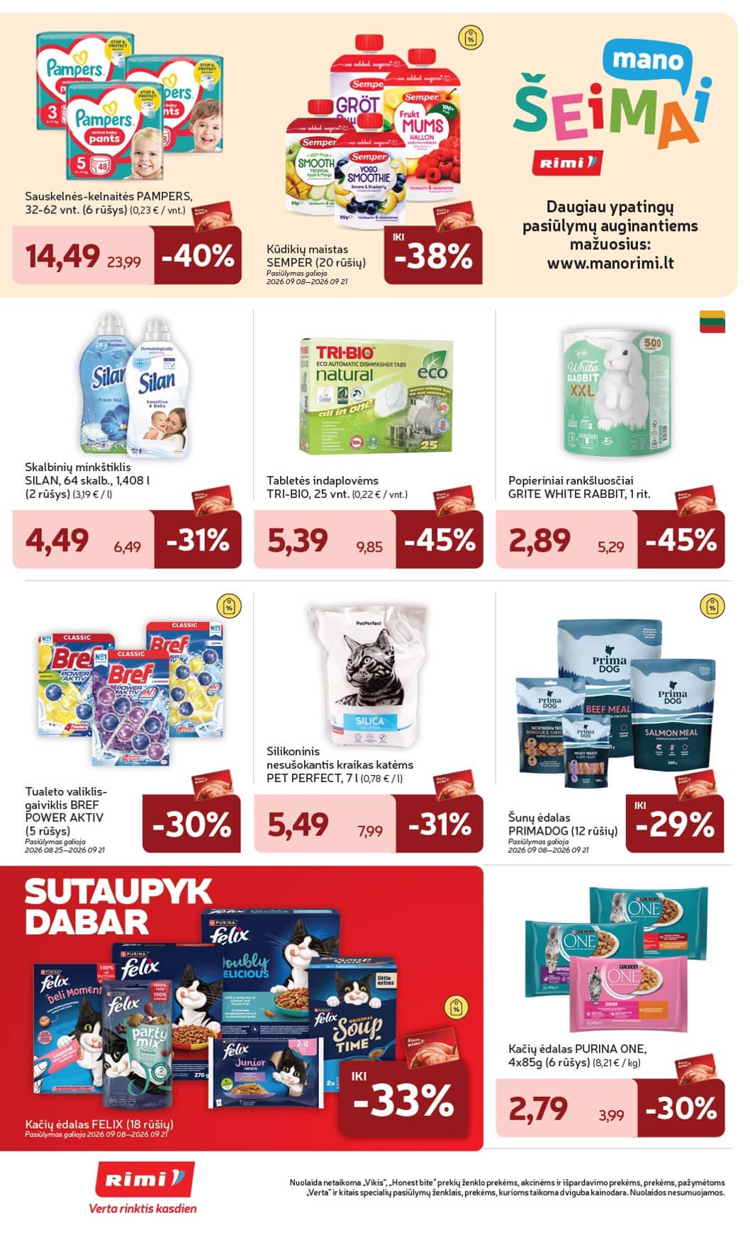 Rimi - Savaitinis akcijų leidinys Nr. 38 (2026) 28 puslapis