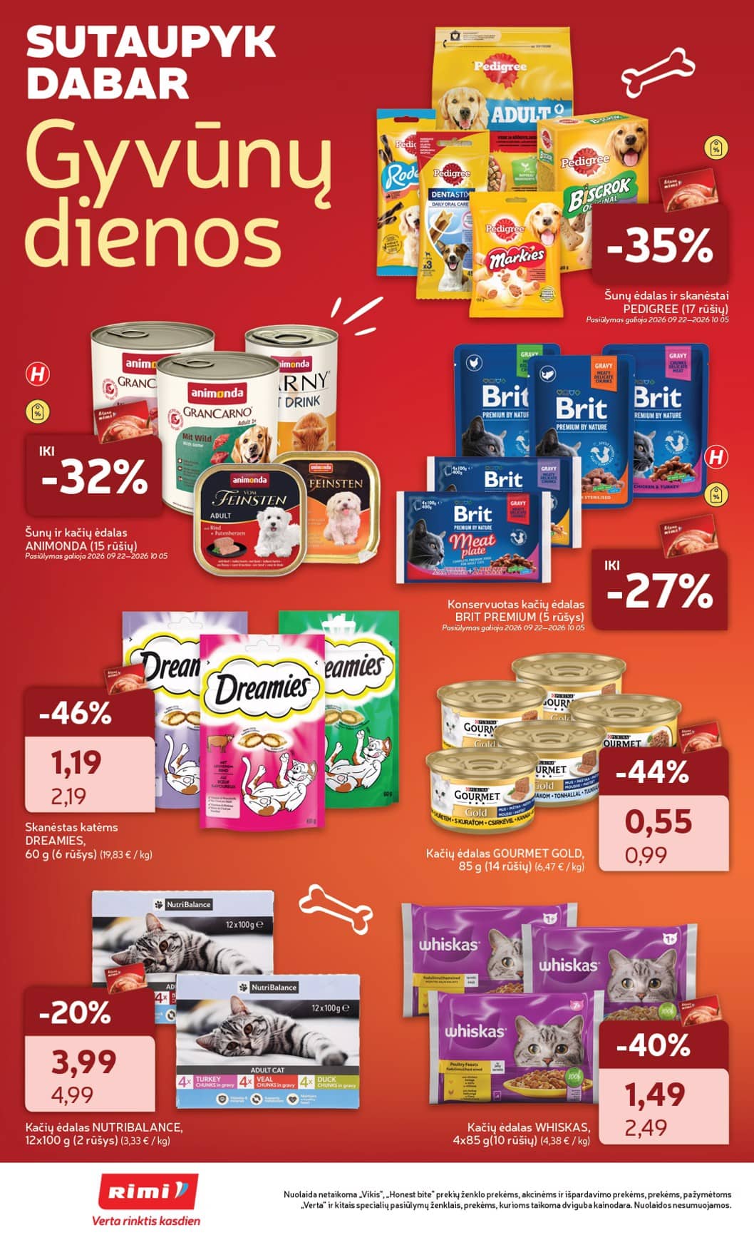 Rimi - Savaitinis akcijų leidinys Nr. 39 (2026) 2 puslapis