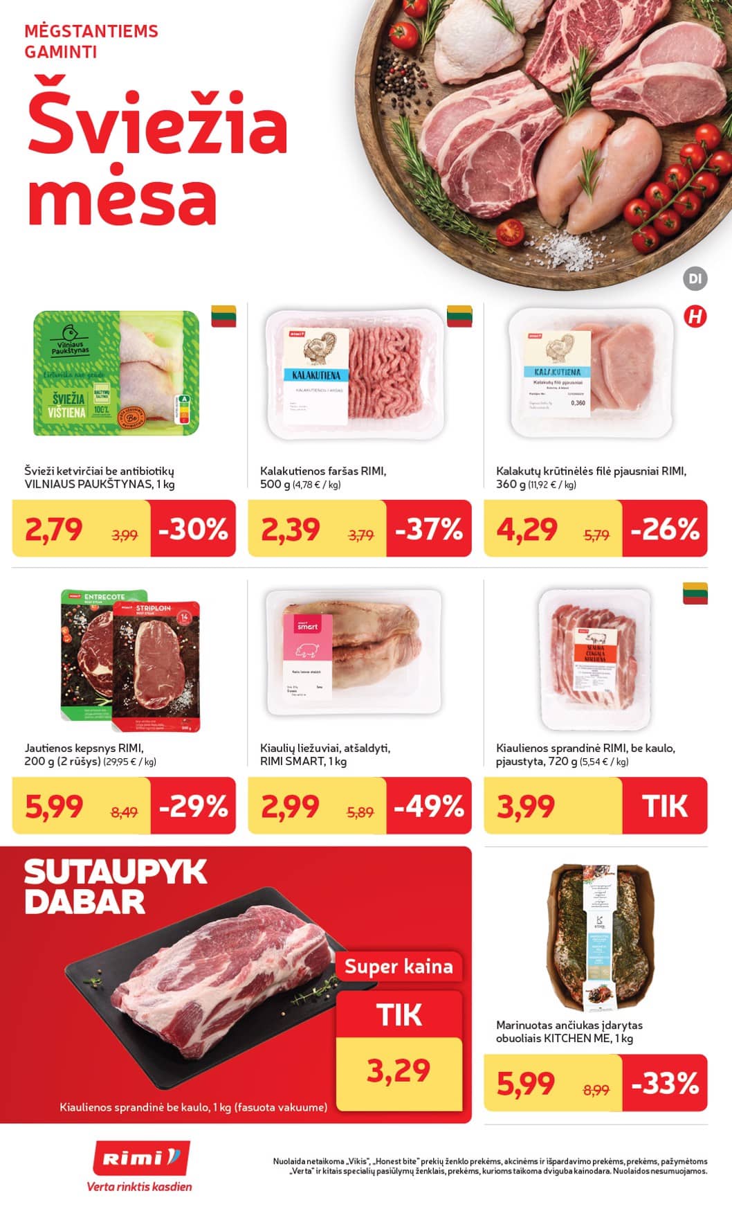 Rimi - Savaitinis akcijų leidinys Nr. 39 (2026) 4 puslapis