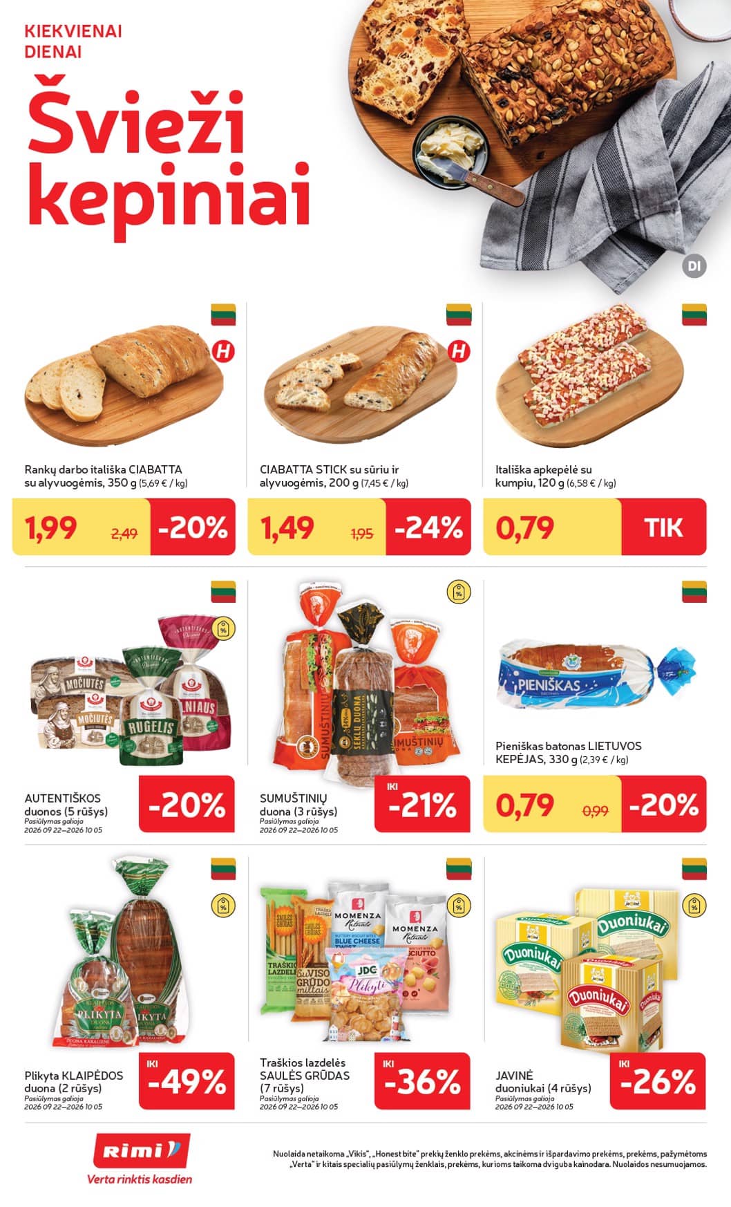 Rimi - Savaitinis akcijų leidinys Nr. 39 (2026) 8 puslapis