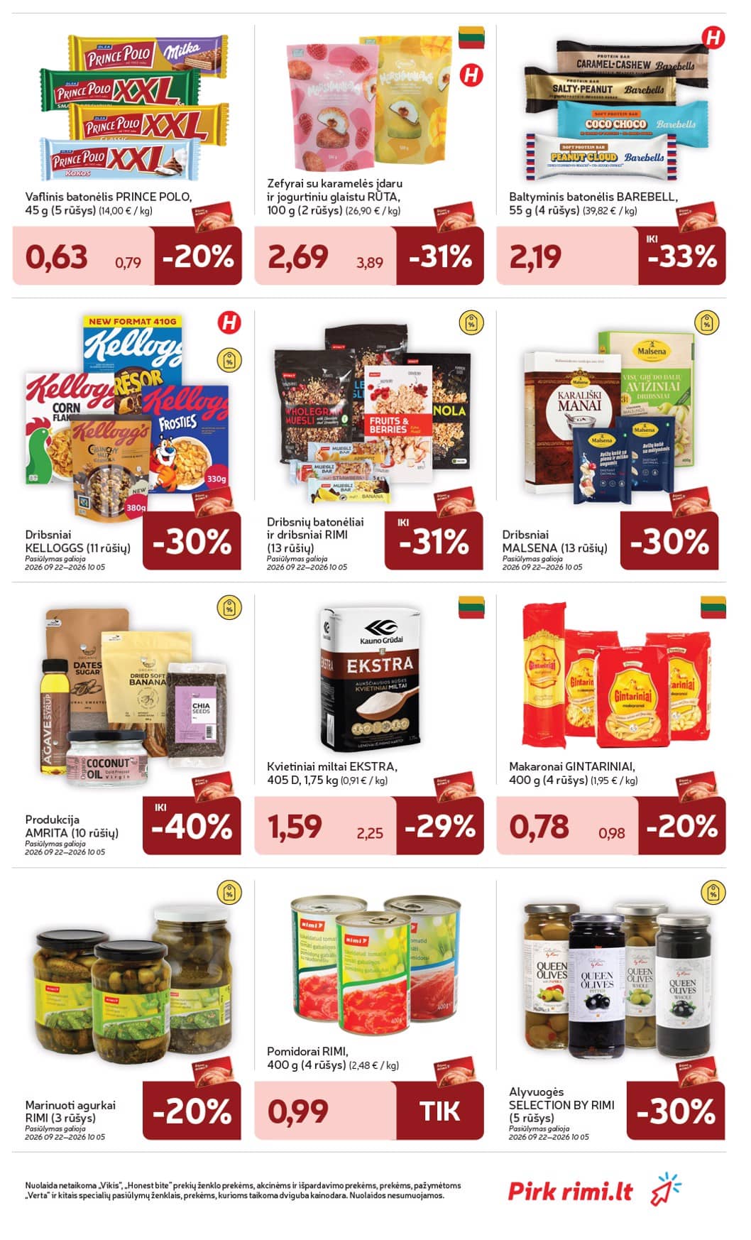 Rimi - Savaitinis akcijų leidinys Nr. 40 (2026) 27 puslapis