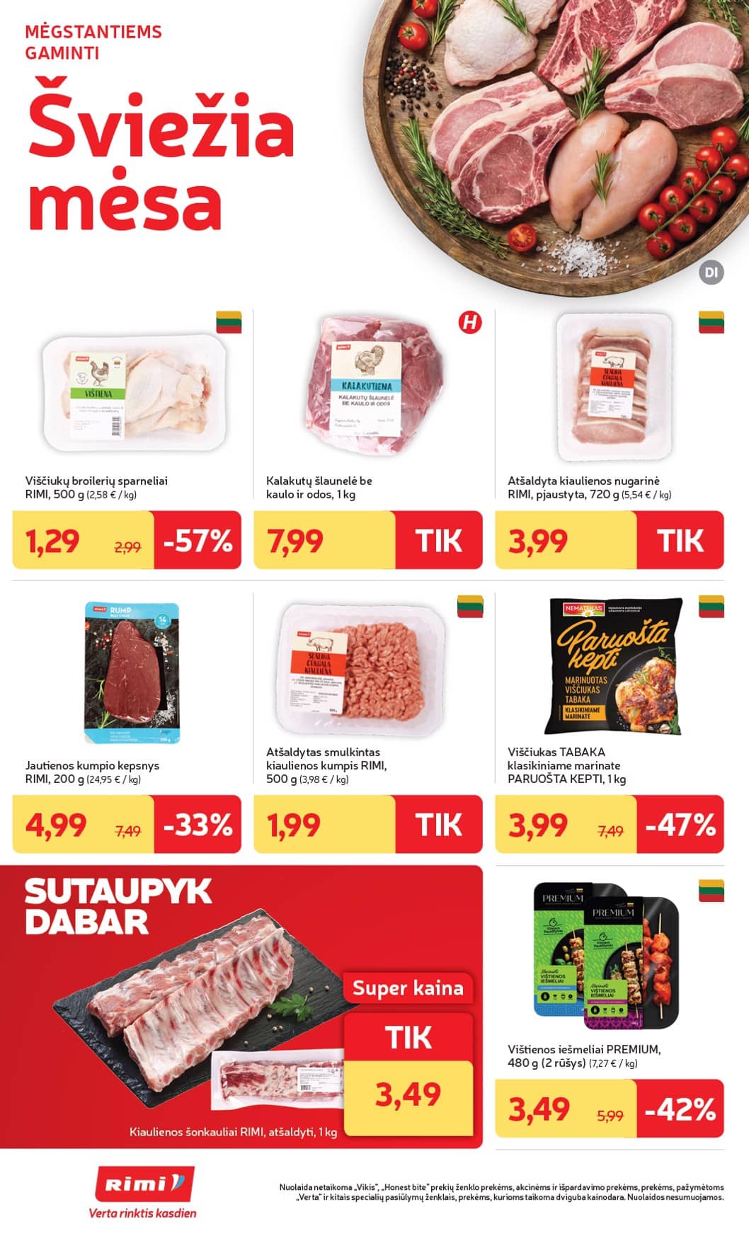 Rimi - Savaitinis akcijų leidinys Nr. 40 (2026) 4 puslapis