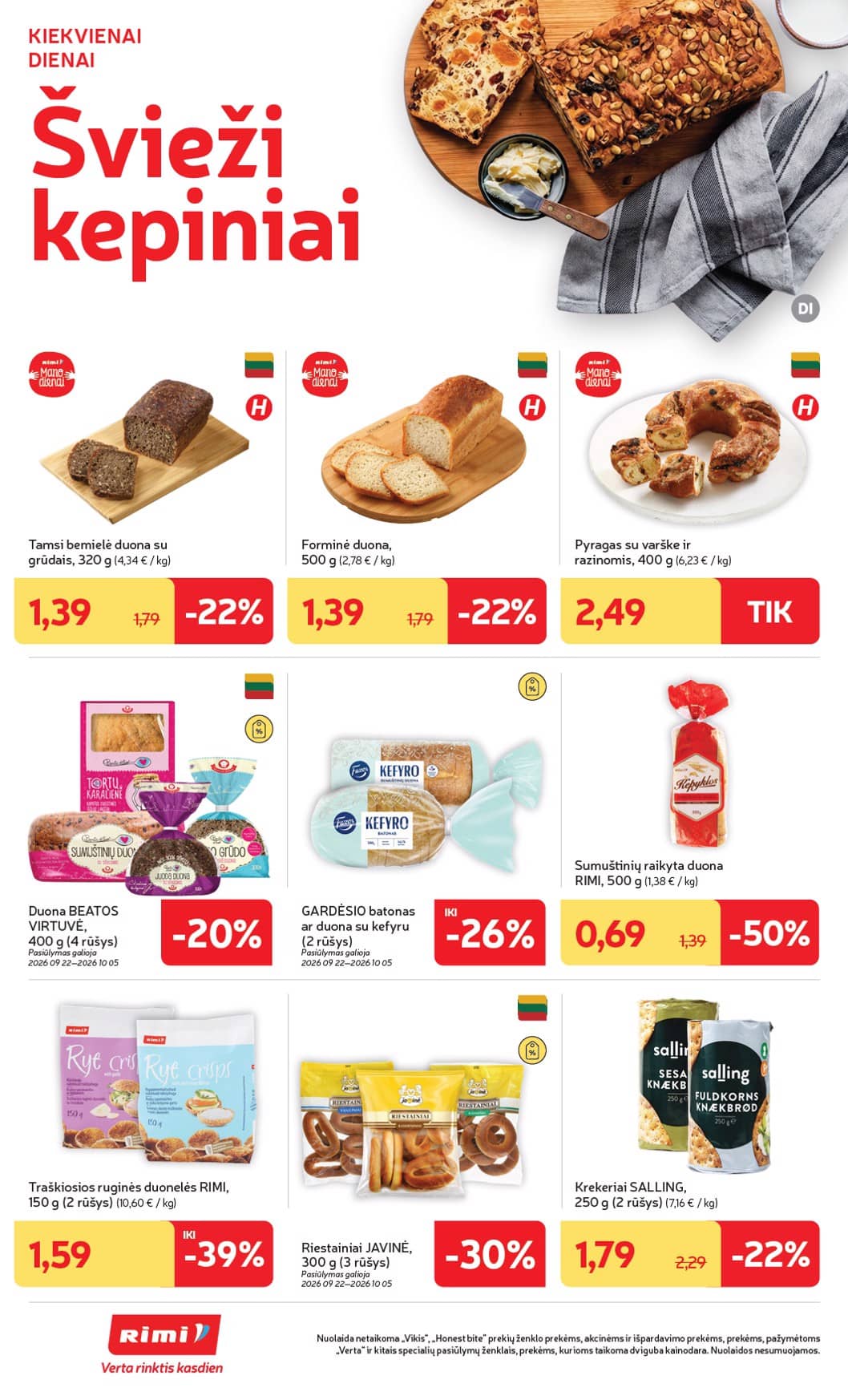 Rimi - Savaitinis akcijų leidinys Nr. 40 (2026) 8 puslapis