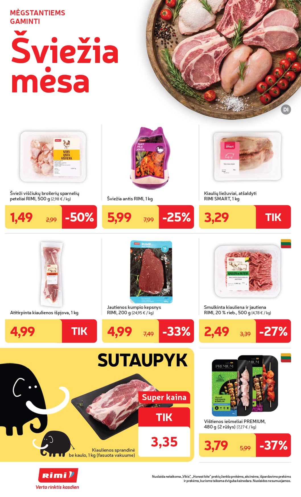 Rimi - Savaitinis akcijų leidinys Nr. 42 (2026) 8 puslapis