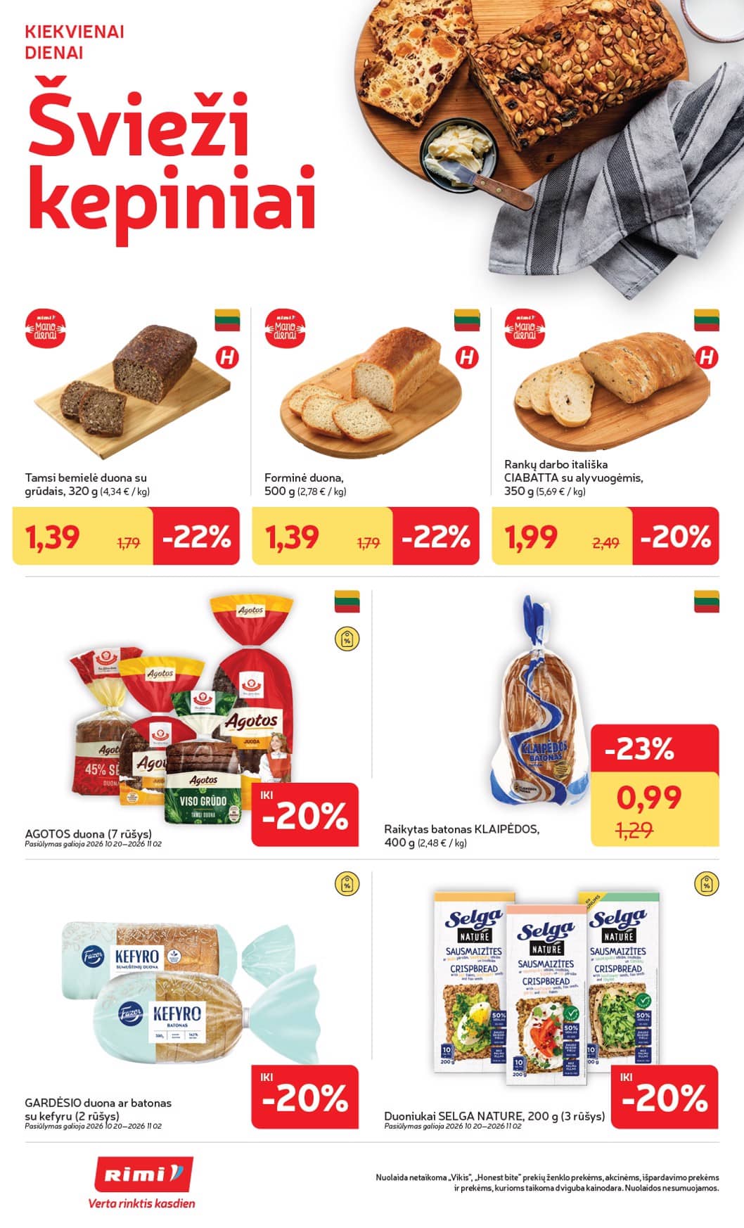Rimi - Savaitinis akcijų leidinys Nr. 43 (2026) 16 puslapis