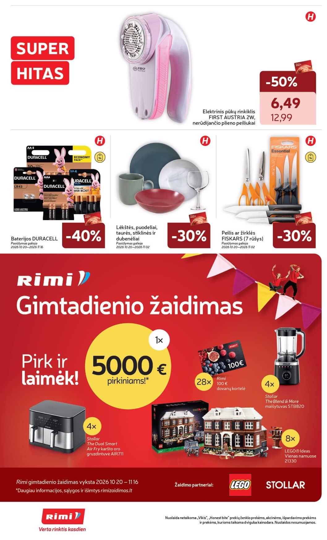 Rimi - Savaitinis akcijų leidinys Nr. 43 (2026) 40 puslapis