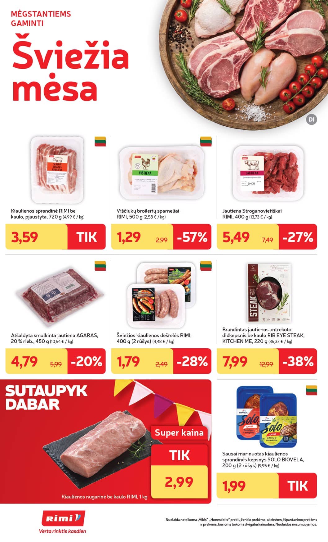 Rimi - Savaitinis akcijų leidinys Nr. 44 (2026) 12 puslapis