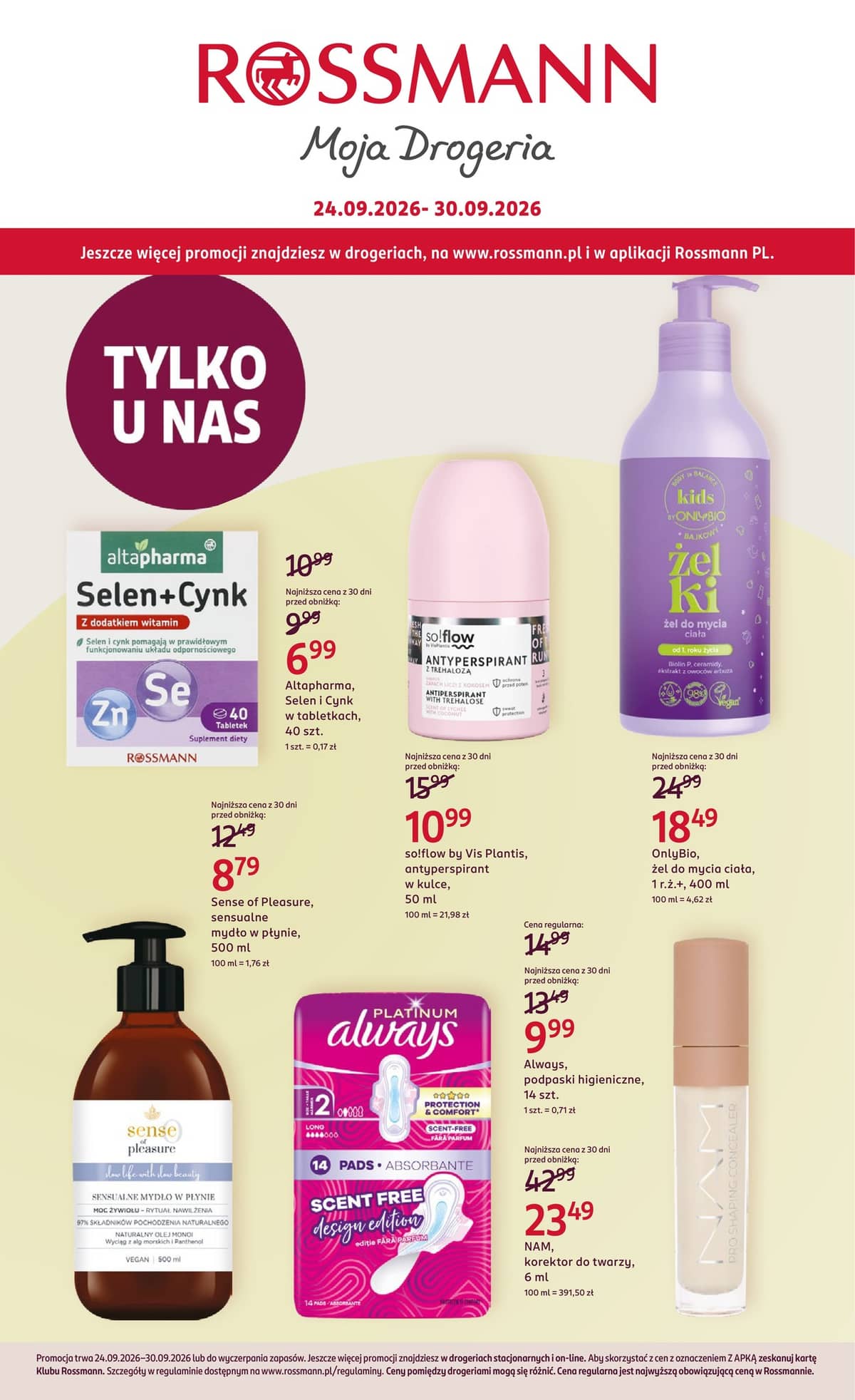 Rossmann - Rossmann akcijų leidinys 1 puslapis