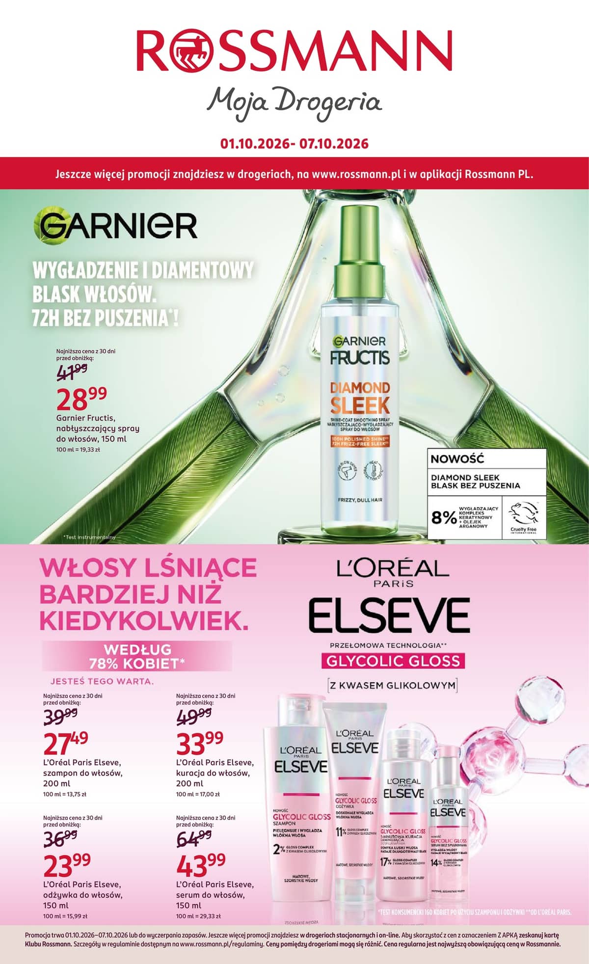 Rossmann - Rossmann akcijų leidinys 1 puslapis