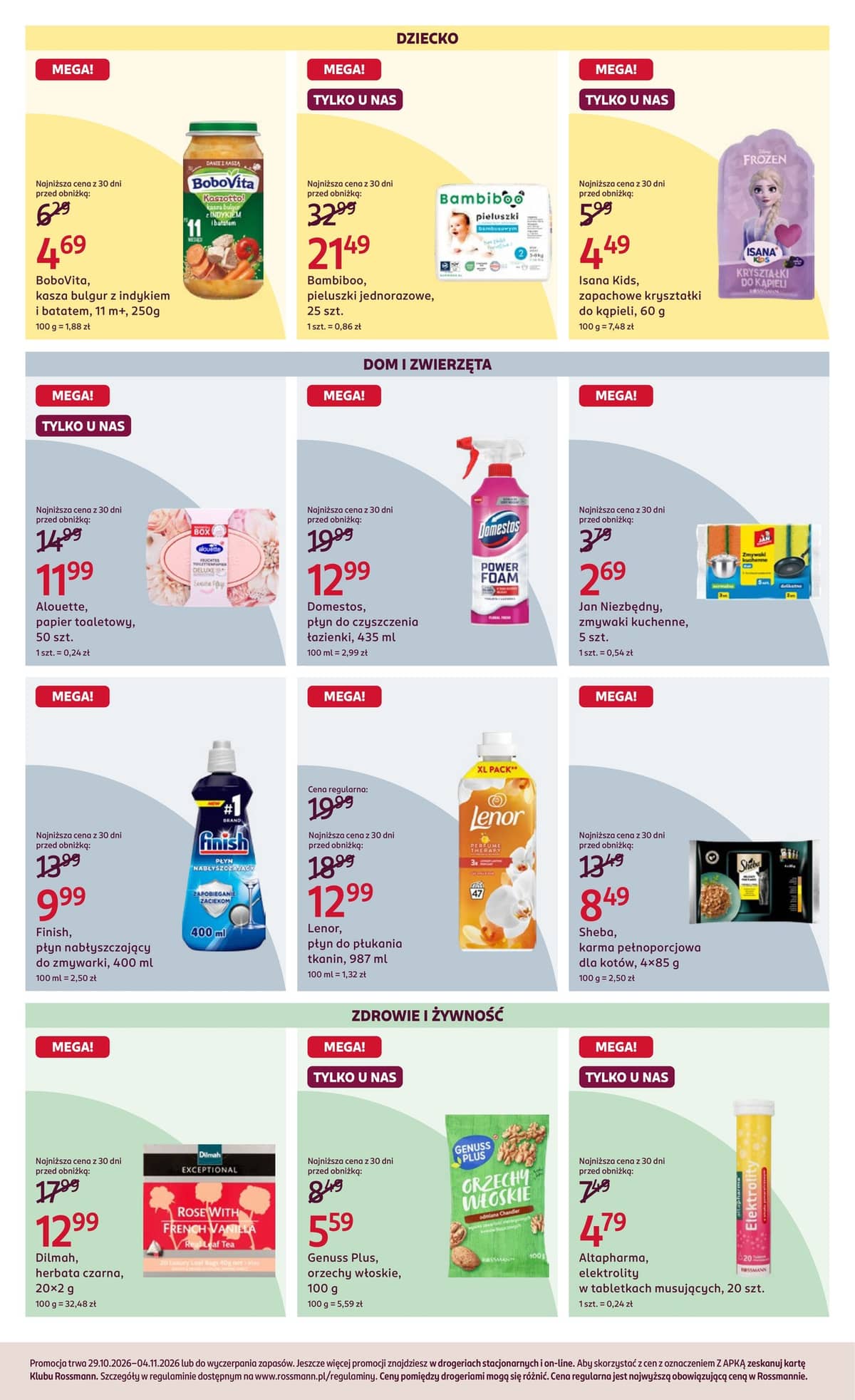 Rossmann - Rossmann akcijų leidinys 4 puslapis