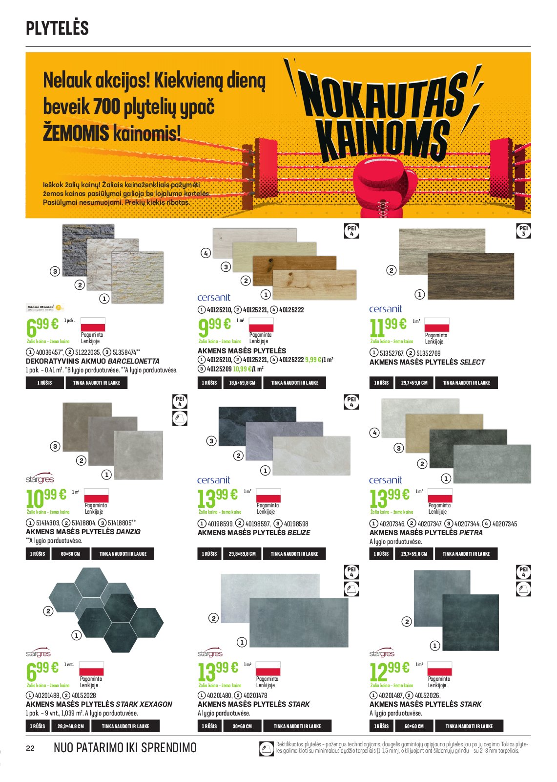 Senukai 'jaukioms KALĖDOMS. Reklaminis leidinys nr. 33(585)' 22 puslapis