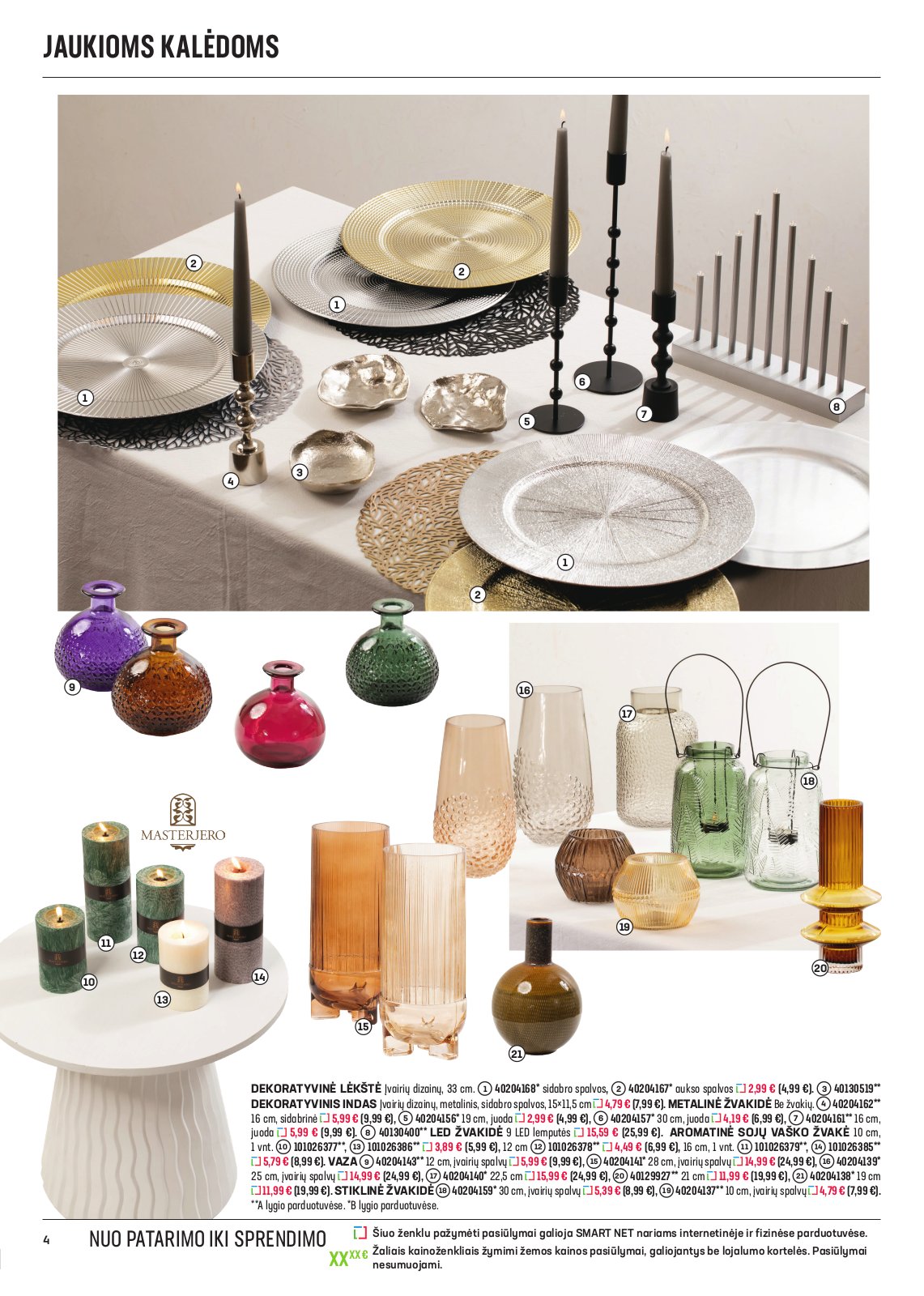 Senukai 'jaukioms KALĖDOMS. Reklaminis leidinys nr. 33(585)' 4 puslapis
