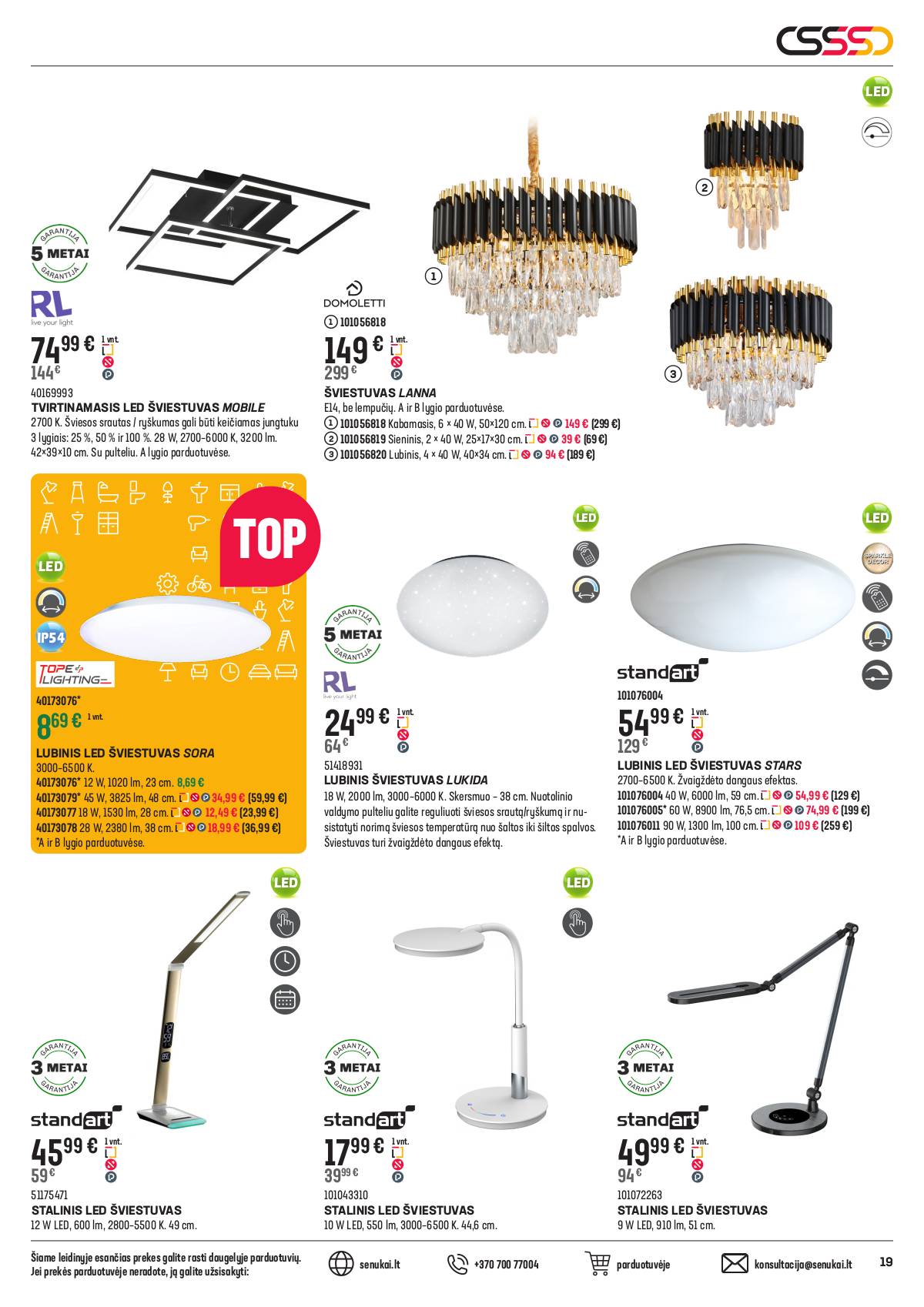 Senukai - Reklaminis leidinys Nr. 19(667) 19 puslapis