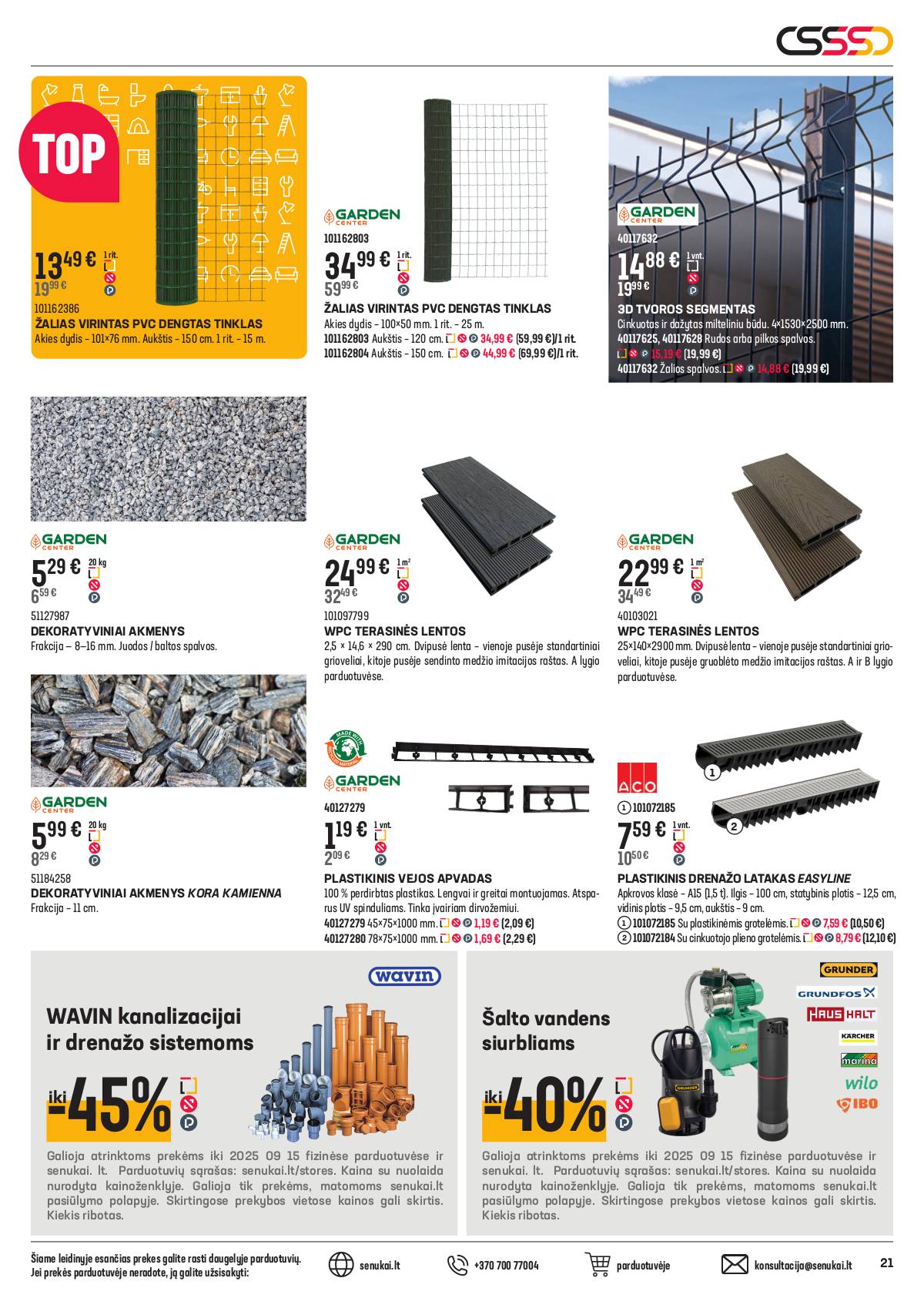 Senukai - Reklaminis leidinys Nr. 19(667) 21 puslapis