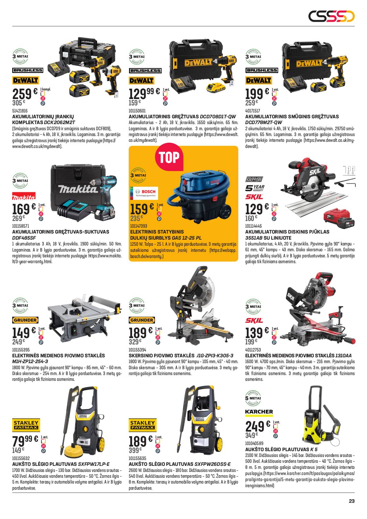 Senukai - Reklaminis leidinys Nr. 19(667) 23 puslapis