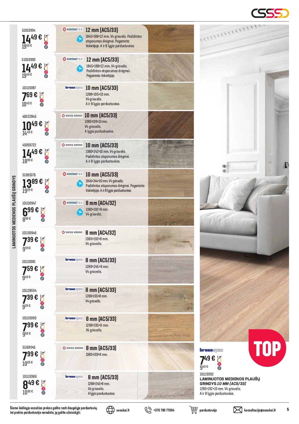 Senukai - Reklaminis leidinys Nr. 19(667) 5 puslapis