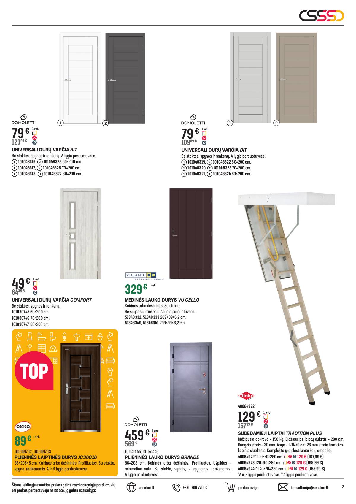 Senukai - Reklaminis leidinys Nr. 19(667) 7 puslapis