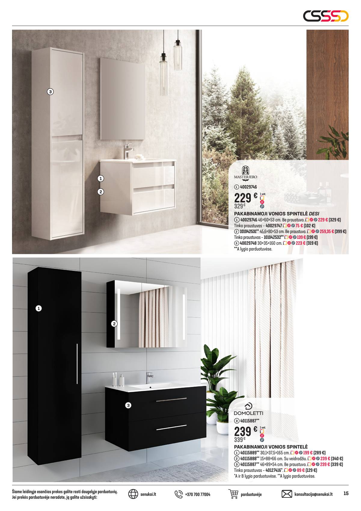 Senukai - "Senukai" Reklaminis leidinys Nr. 22 | 2025-09-18 - 2025-10-13 15 puslapis