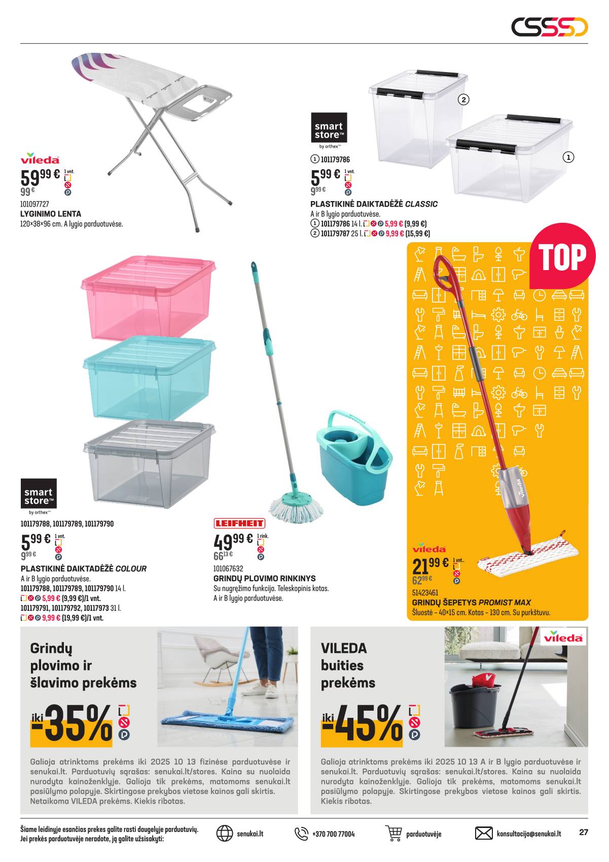 Senukai - "Senukai" Reklaminis leidinys Nr. 22 | 2025-09-18 - 2025-10-13 27 puslapis