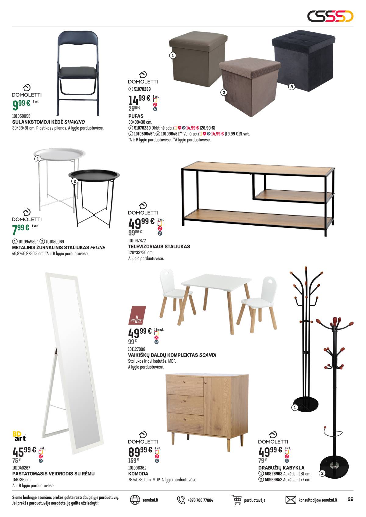 Senukai - "Senukai" Reklaminis leidinys Nr. 22 | 2025-09-18 - 2025-10-13 29 puslapis