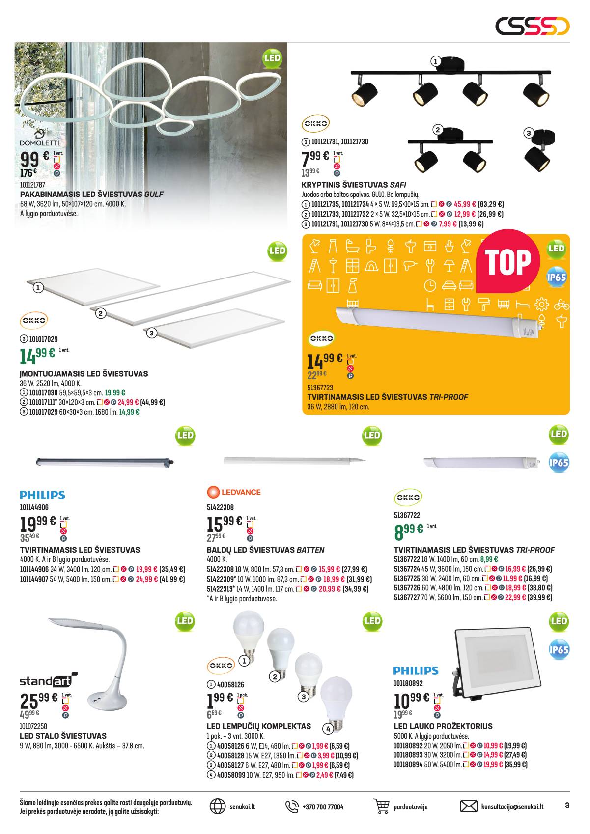 Senukai - "Senukai" Reklaminis leidinys Nr. 22 | 2025-09-18 - 2025-10-13 3 puslapis