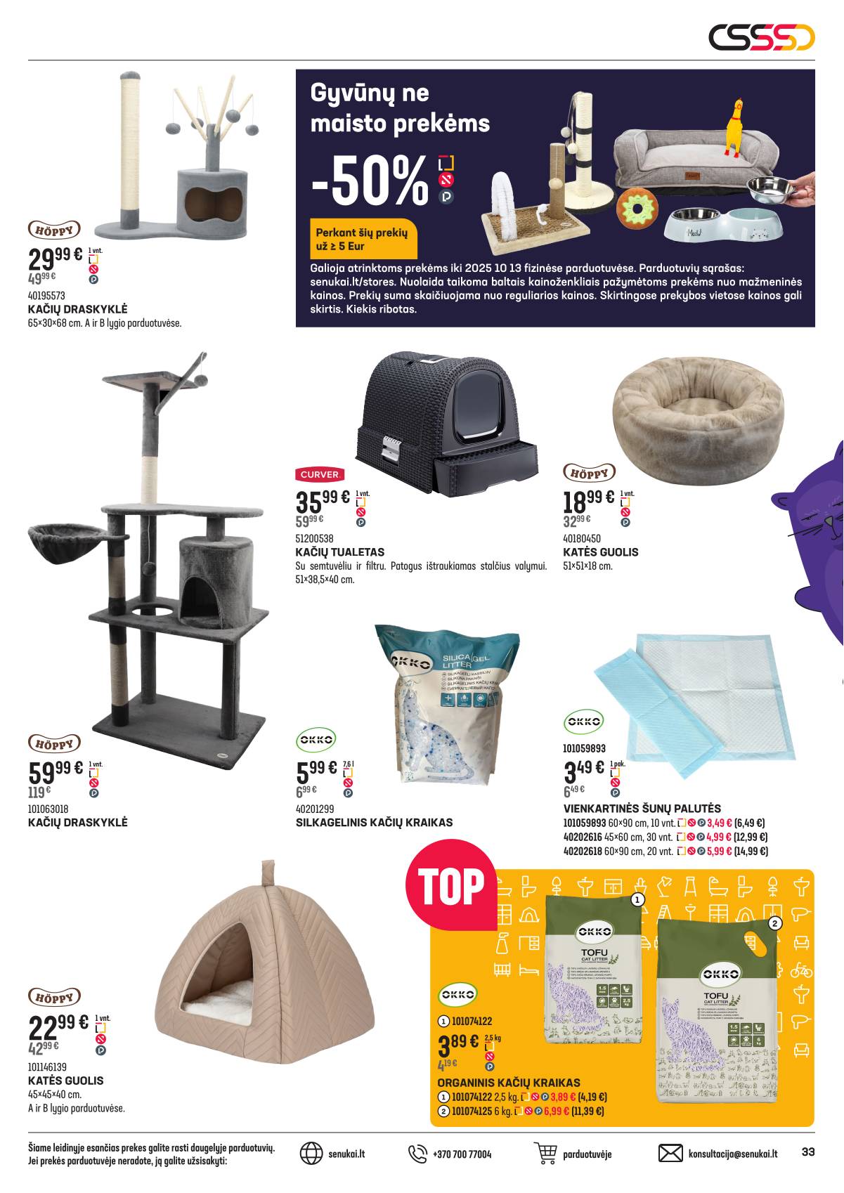 Senukai - "Senukai" Reklaminis leidinys Nr. 22 | 2025-09-18 - 2025-10-13 33 puslapis