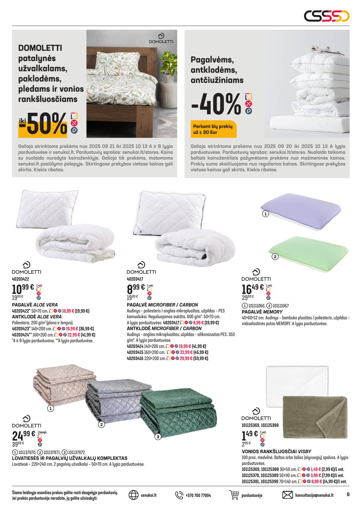 Senukai - "Senukai" Reklaminis leidinys Nr. 22 | 2025-09-18 - 2025-10-13 9 puslapis