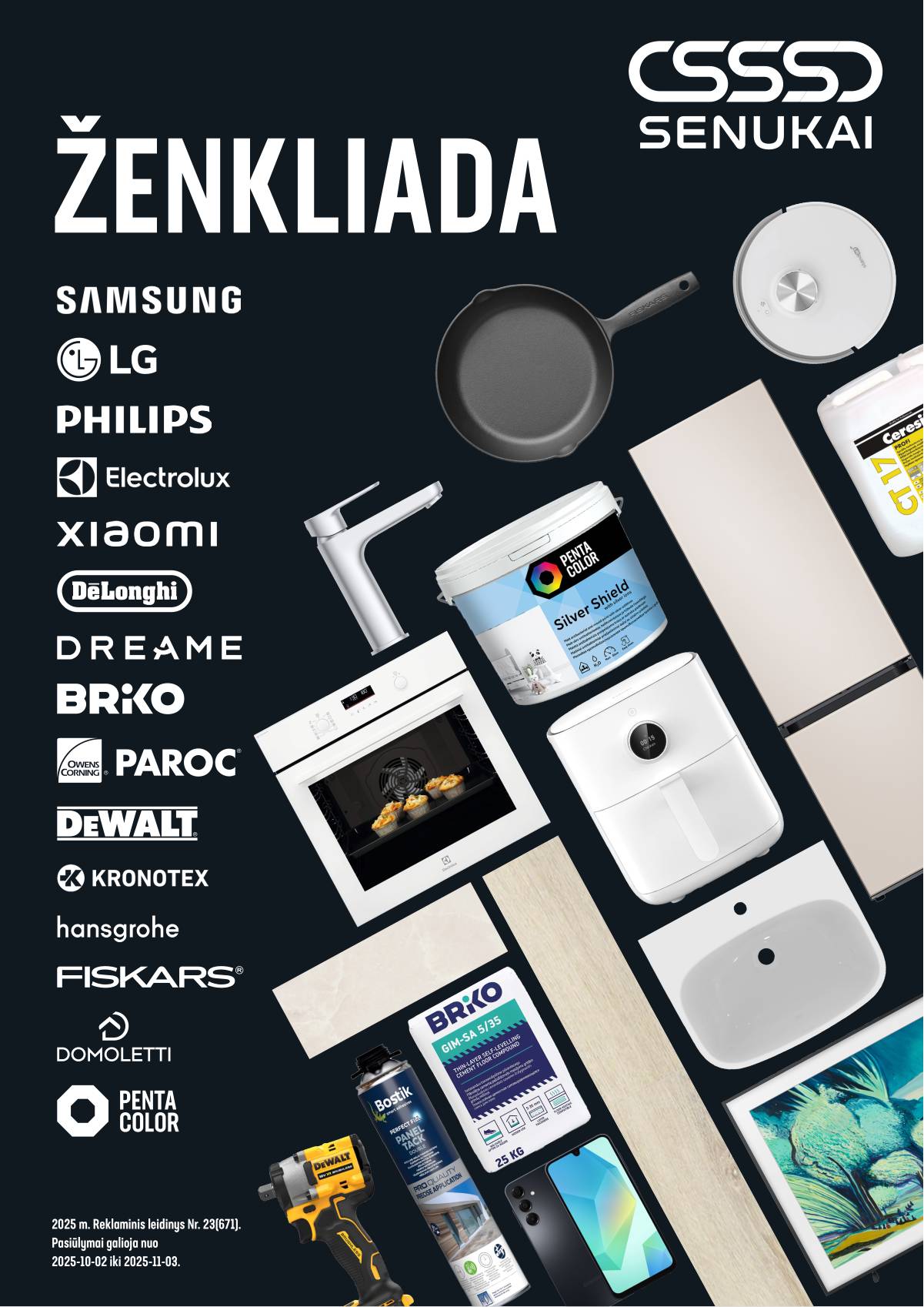 Senukai - Senukai akcijų leidinys Nr. 23 | 2025-10-02 - 2025-11-03 1 puslapis