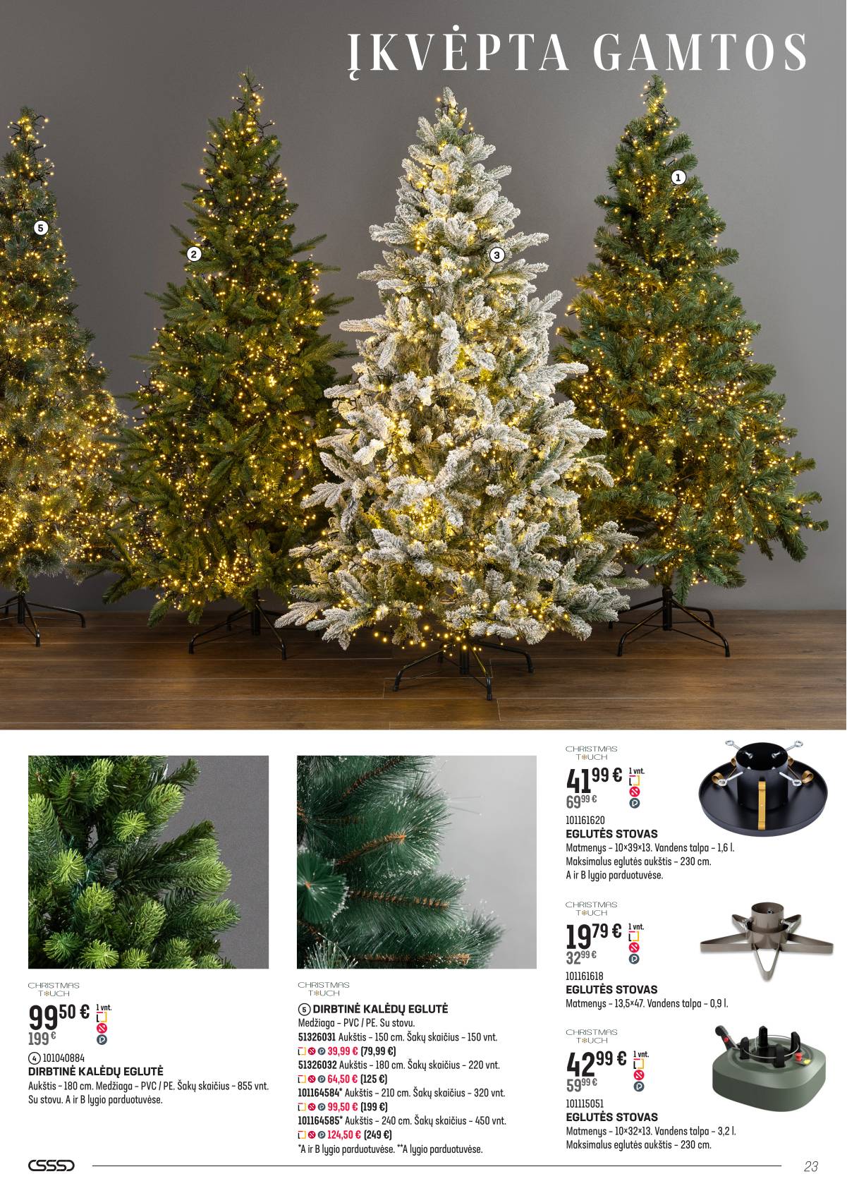 Senukai - Senukai akcijų leidinys Nr.26 | 2025-11-08-2025-12-29 23 puslapis