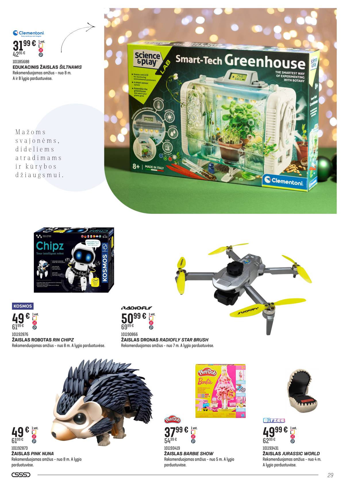 Senukai - Senukai akcijų leidinys Nr.26 | 2025-11-08-2025-12-29 29 puslapis