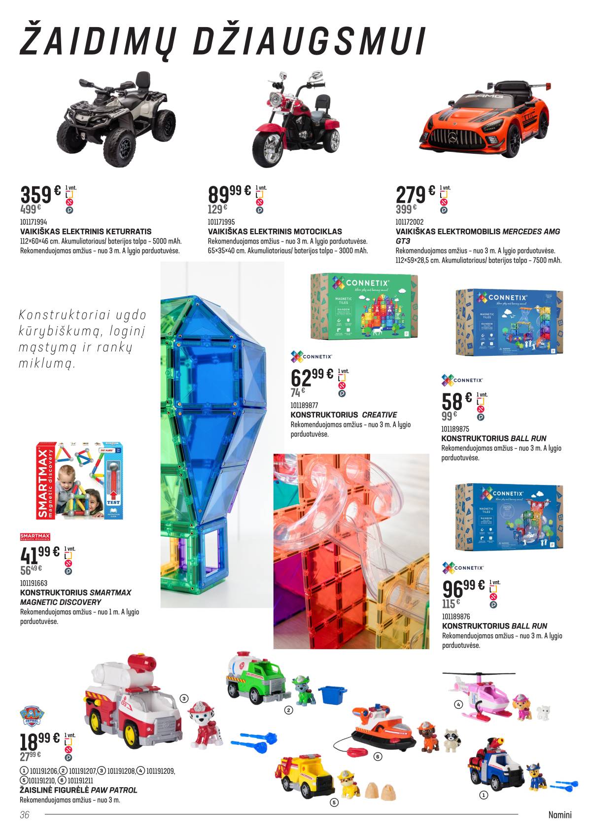 Senukai - Senukai akcijų leidinys Nr.26 | 2025-11-08-2025-12-29 36 puslapis