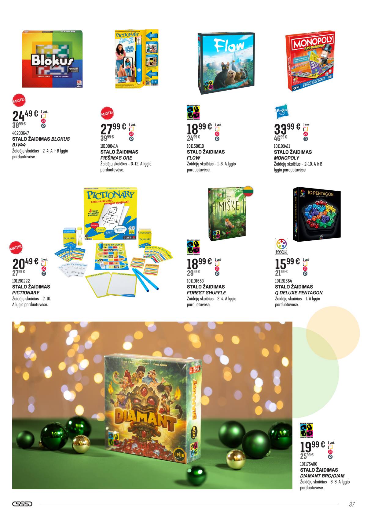 Senukai - Senukai akcijų leidinys Nr.26 | 2025-11-08-2025-12-29 37 puslapis