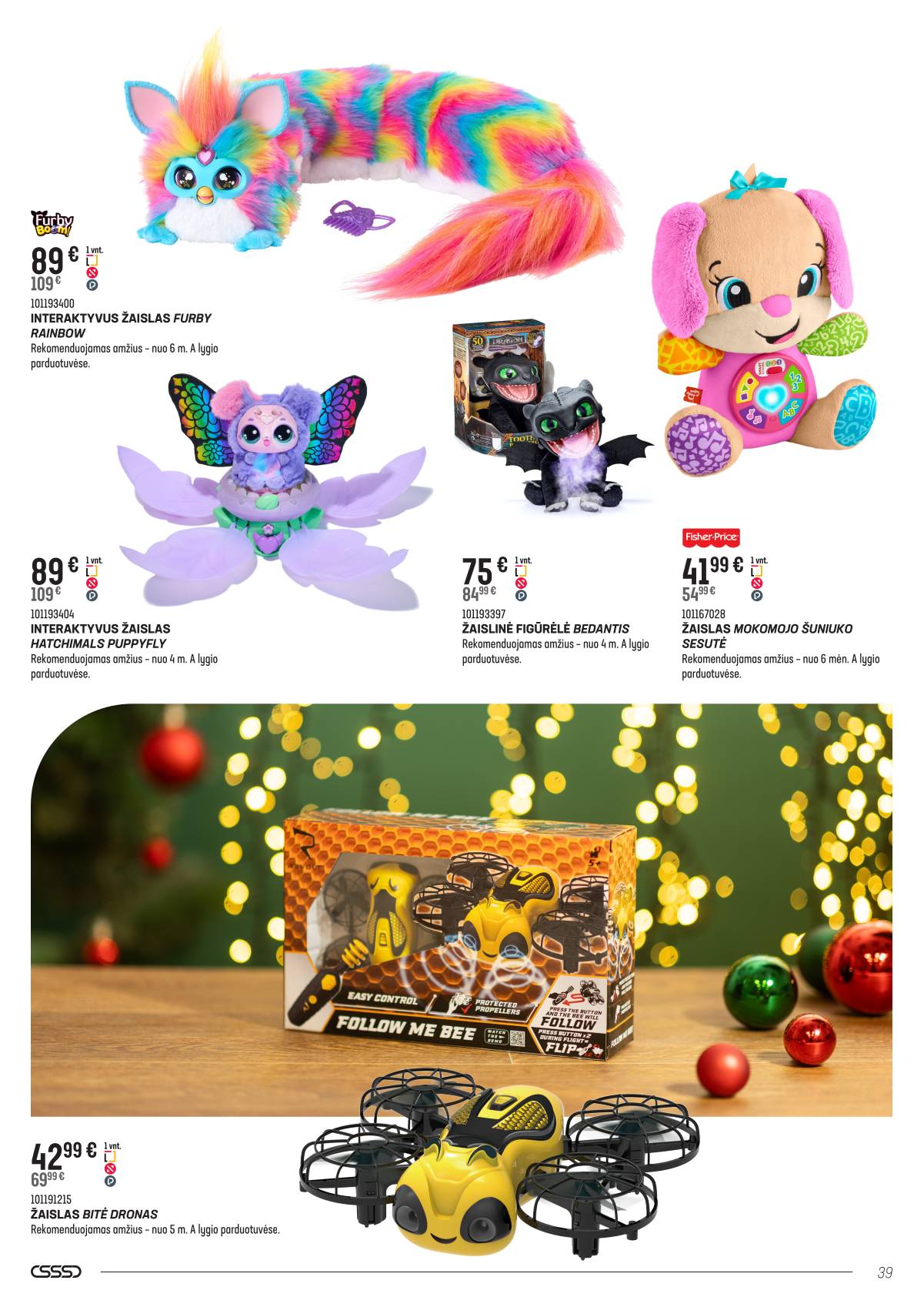 Senukai - Senukai akcijų leidinys Nr.26 | 2025-11-08-2025-12-29 39 puslapis