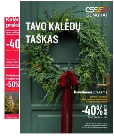 Senukai - Senukai akcijų leidinys Nr. 27 | 2025-11-12 - 2025-12-08 2025-11-12 – 2025-12-08