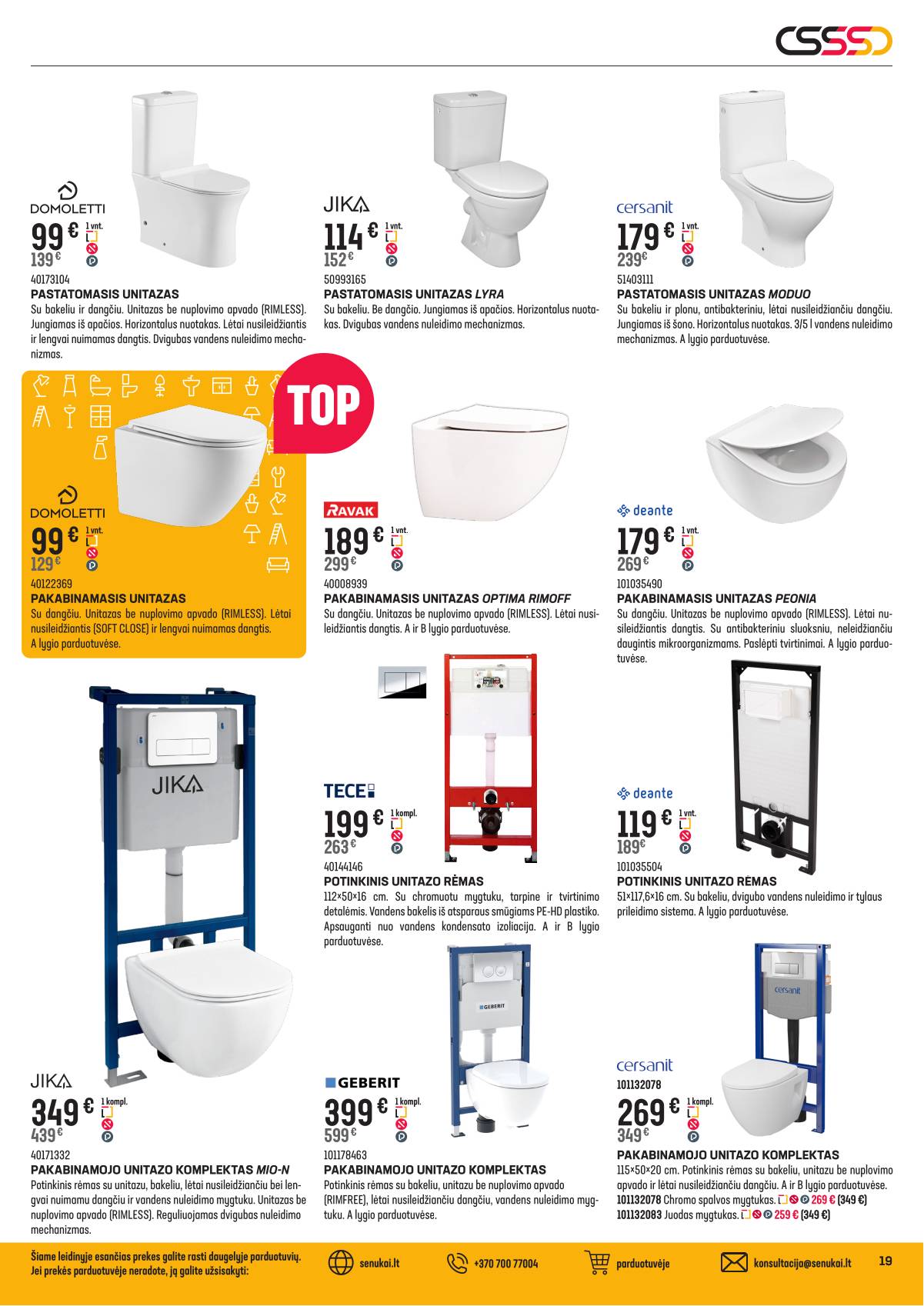 Senukai - Senukai akcijų leidinys Nr. 27 | 2025-11-12 - 2025-12-08 19 puslapis