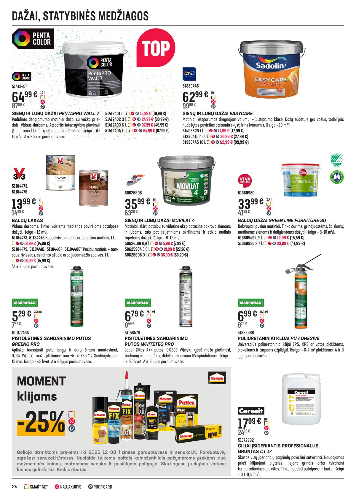 Senukai - Senukai akcijų leidinys Nr. 27 | 2025-11-12 - 2025-12-08 24 puslapis