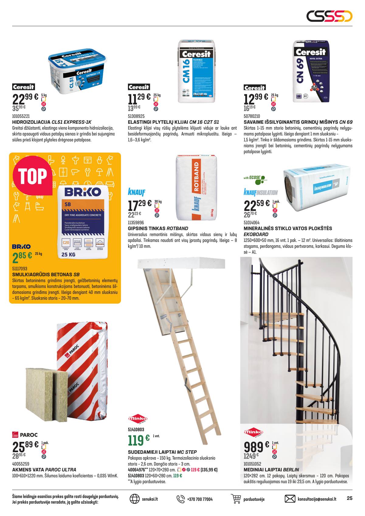 Senukai - Senukai akcijų leidinys Nr. 27 | 2025-11-12 - 2025-12-08 25 puslapis