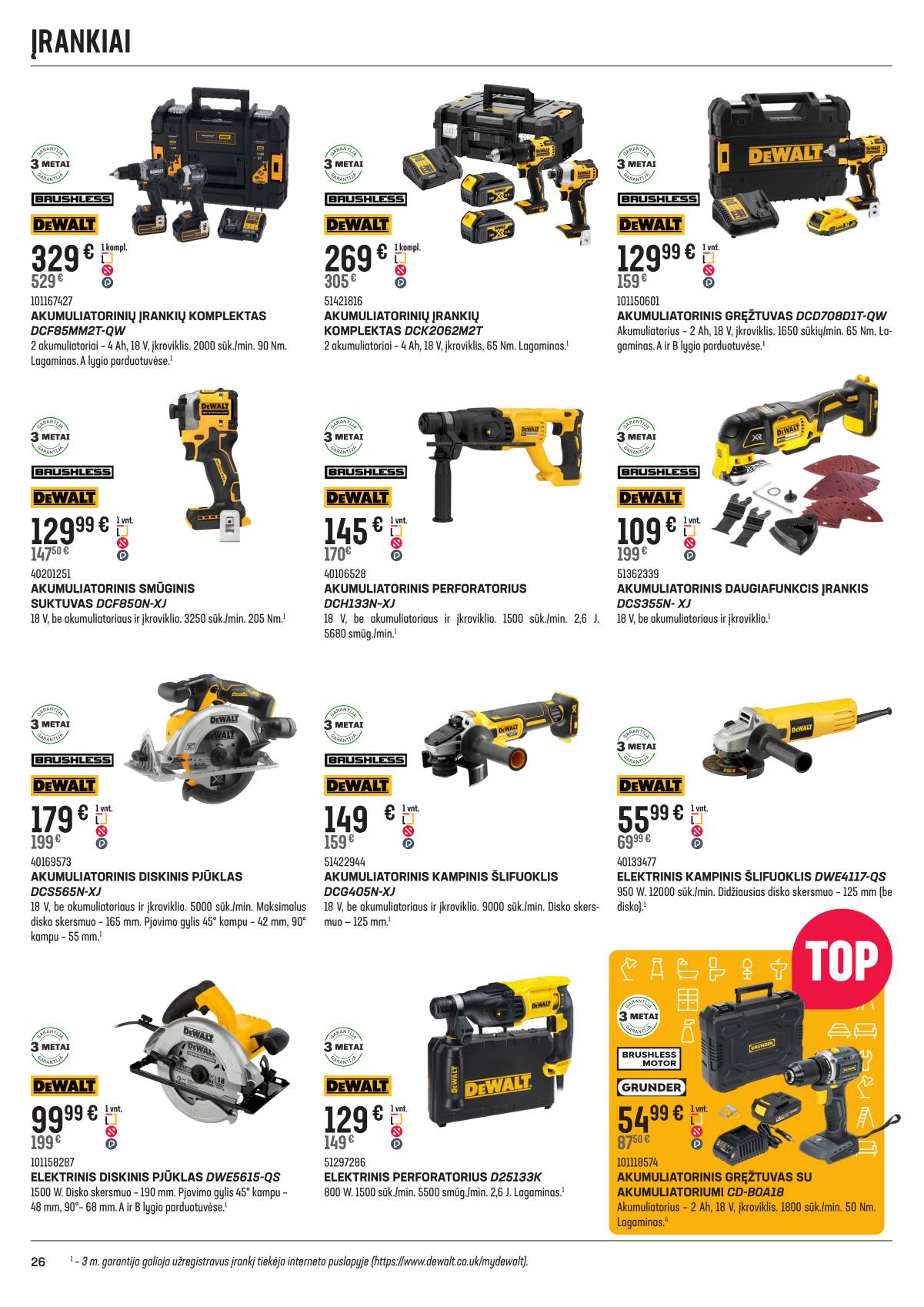 Senukai - Senukai akcijų leidinys Nr. 27 | 2025-11-12 - 2025-12-08 26 puslapis