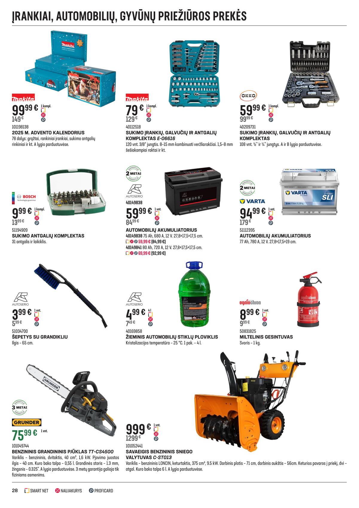 Senukai - Senukai akcijų leidinys Nr. 27 | 2025-11-12 - 2025-12-08 28 puslapis