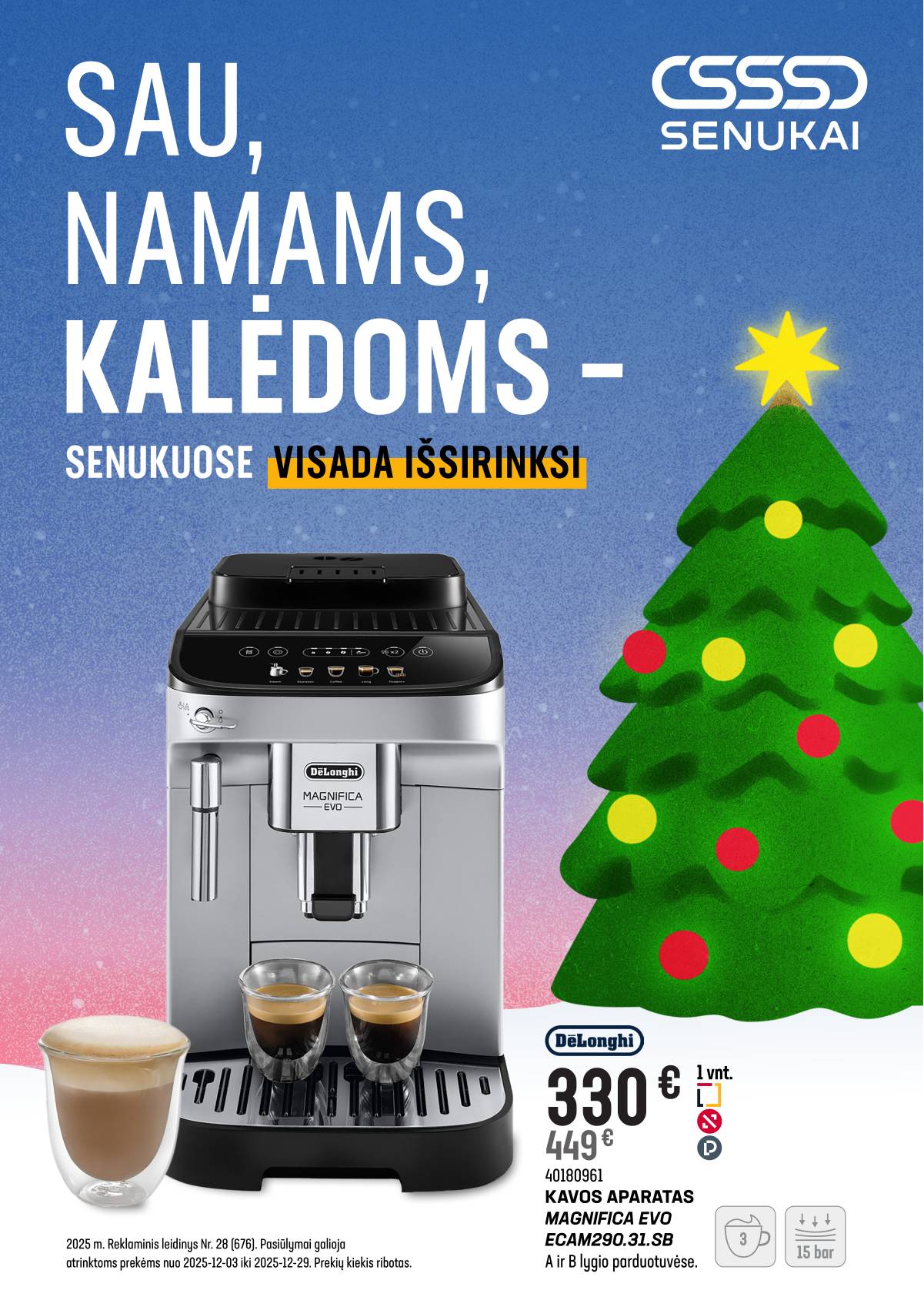 Senukai - Senukai akcijų Leidinys nr. 28 | 2025-12-03 - 2025-12-29 1 puslapis