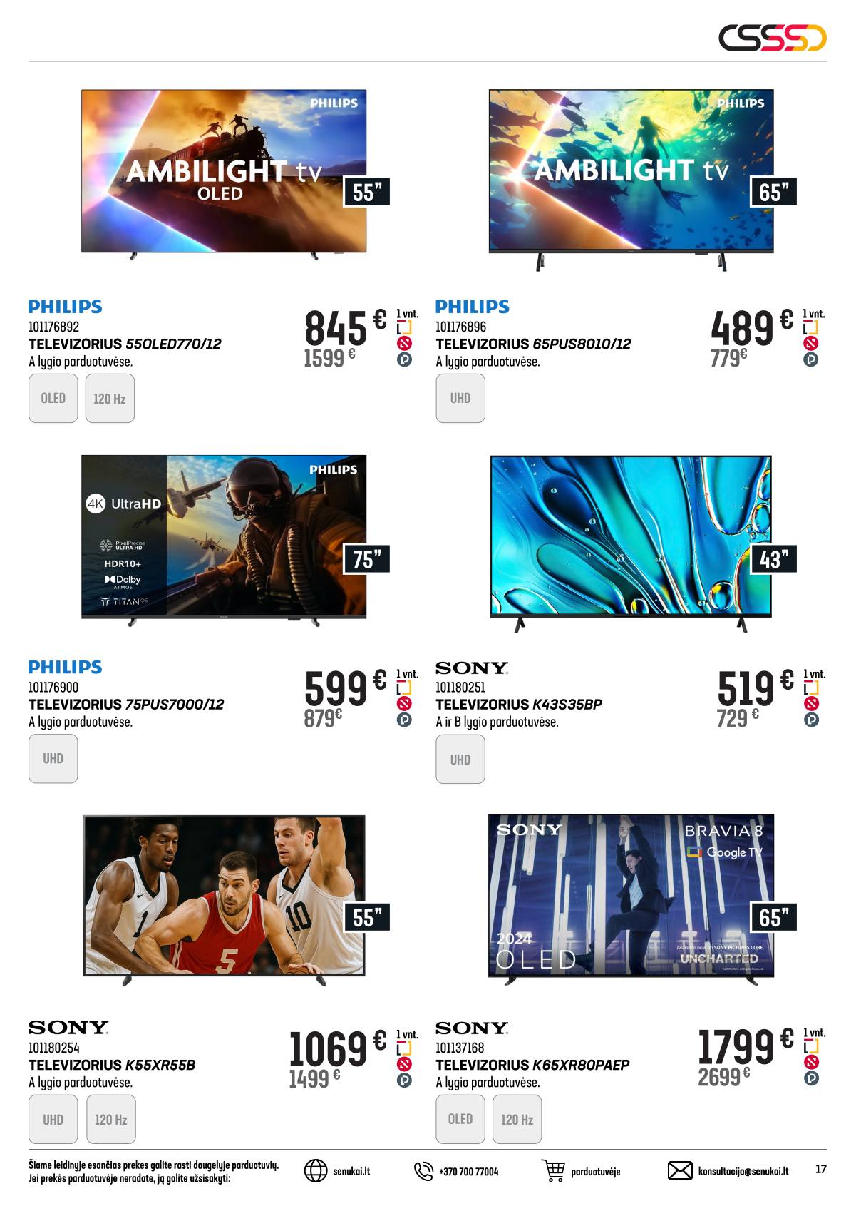 Senukai - Senukai akcijų Leidinys nr. 28 | 2025-12-03 - 2025-12-29 17 puslapis