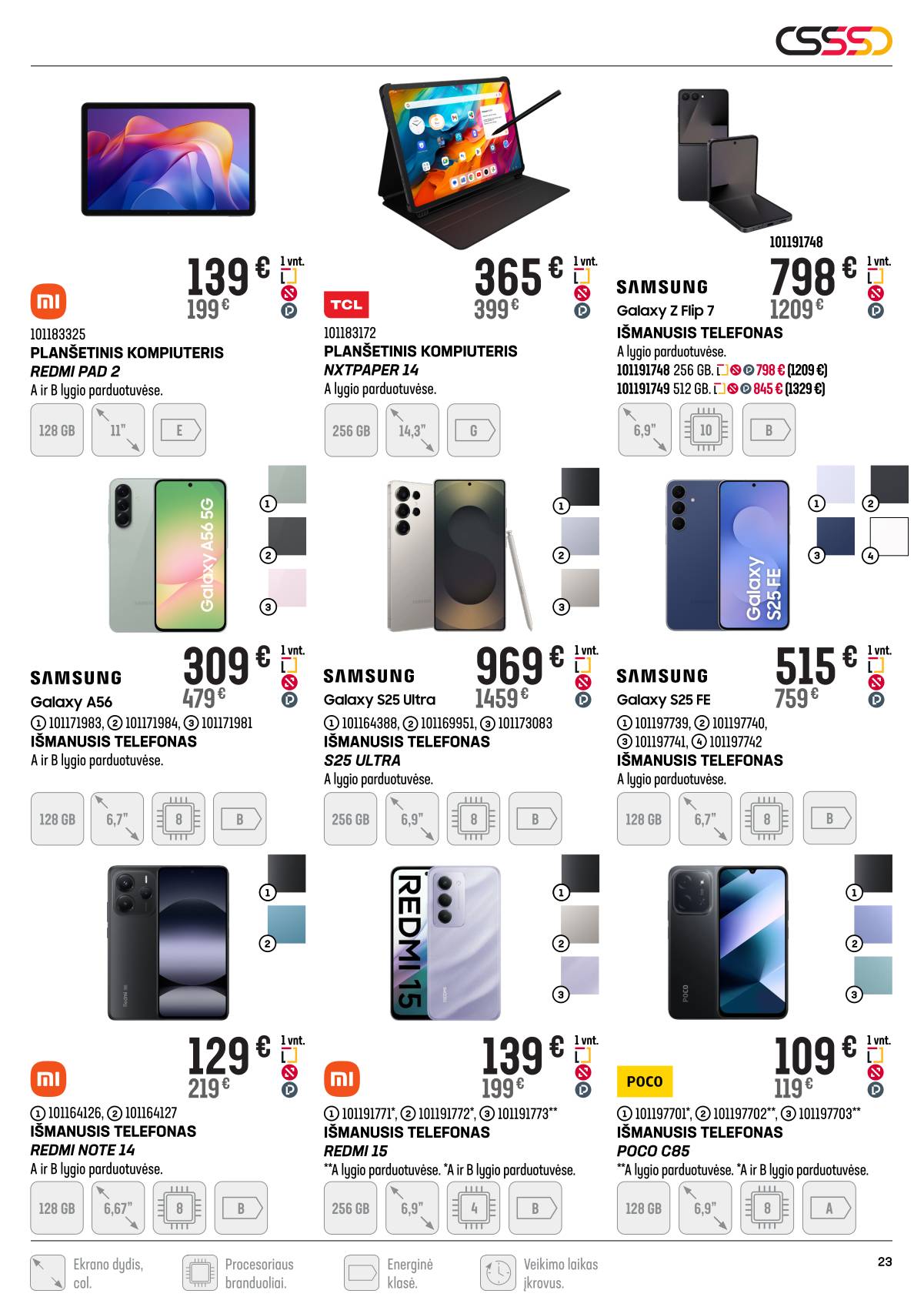 Senukai - Senukai akcijų Leidinys nr. 28 | 2025-12-03 - 2025-12-29 23 puslapis