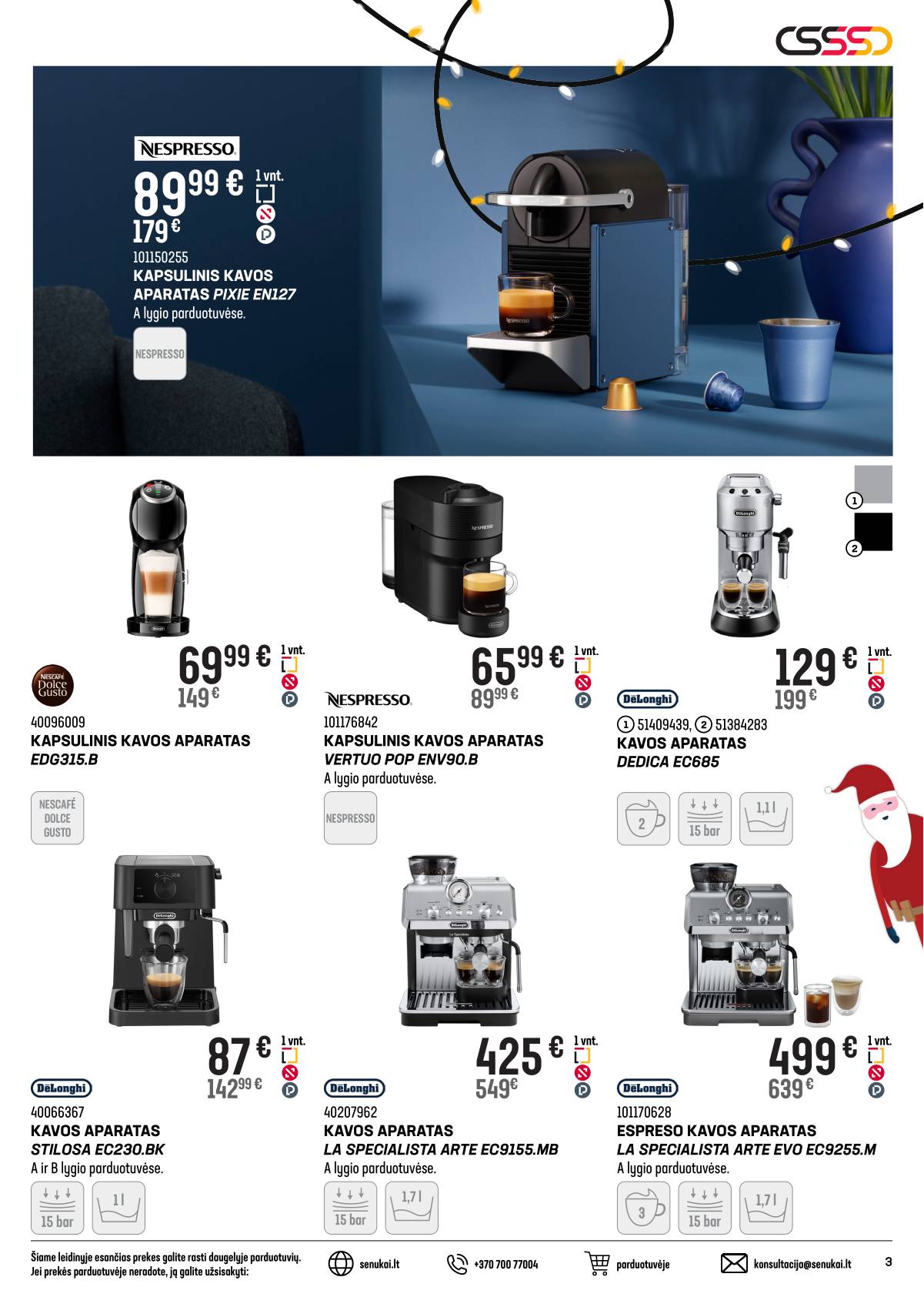 Senukai - Senukai akcijų Leidinys nr. 28 | 2025-12-03 - 2025-12-29 3 puslapis